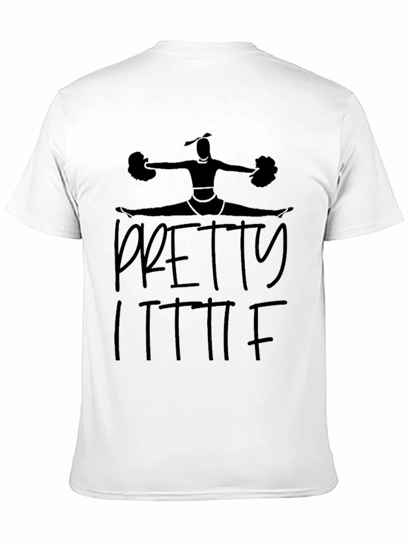 Black Pretty Little Cheer T-Shirt view 11