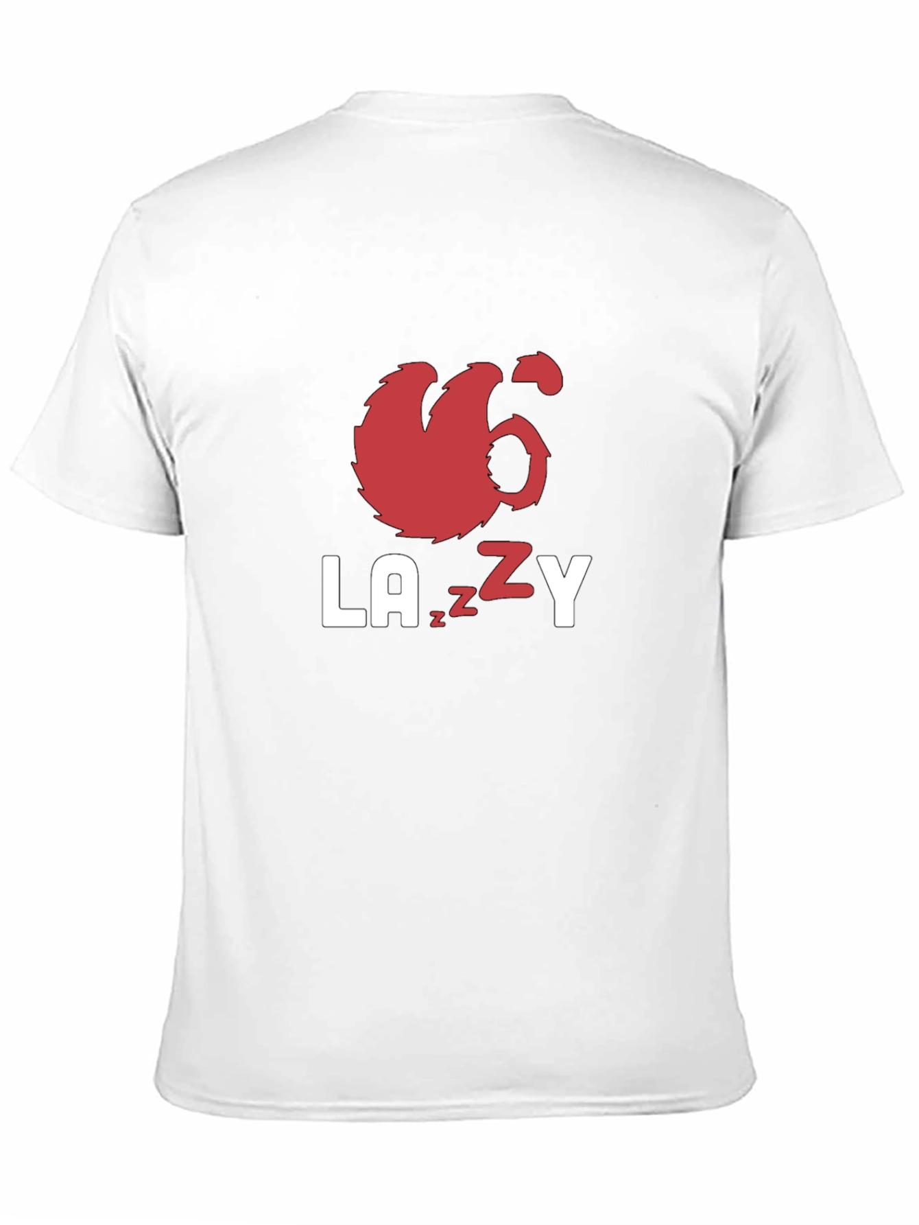 Black Lazy Sloth Graphic Tee - Black Unisex T-Shirt view 11