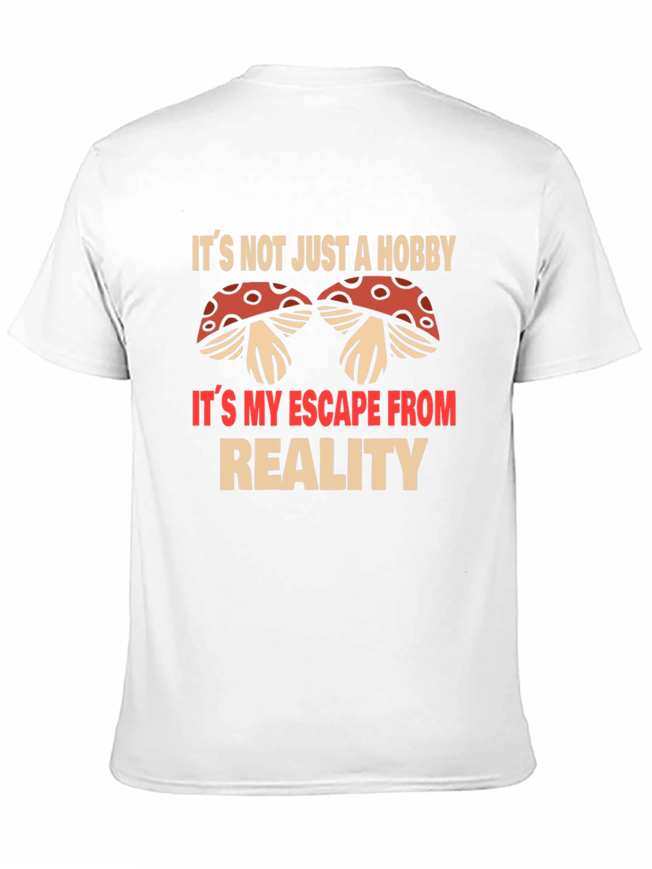 Black Mushroom Lover's Tee - Escape from Reality T-Shirt view 11