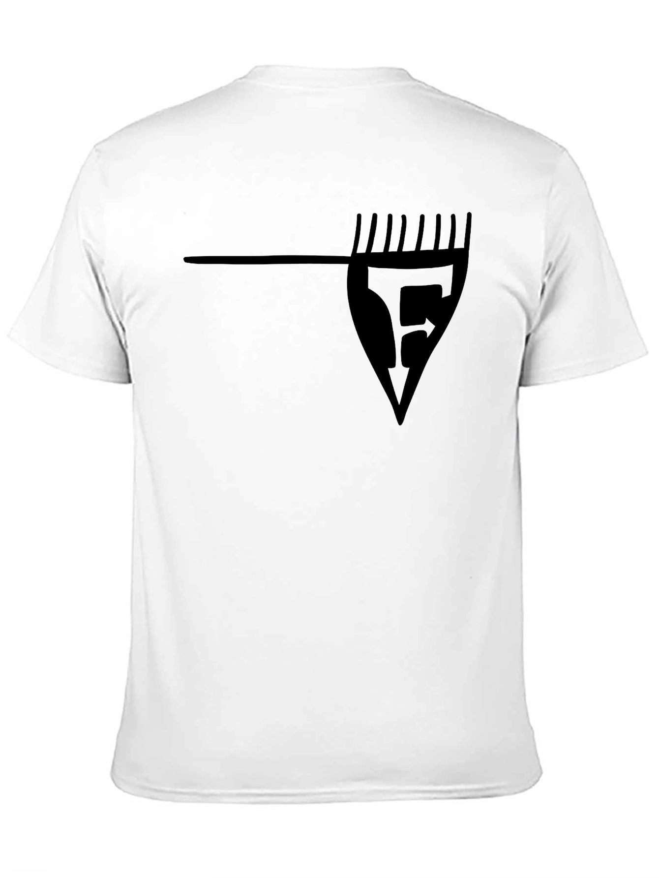 Black Men's Black Graphic Tee - Unique Design view 11
