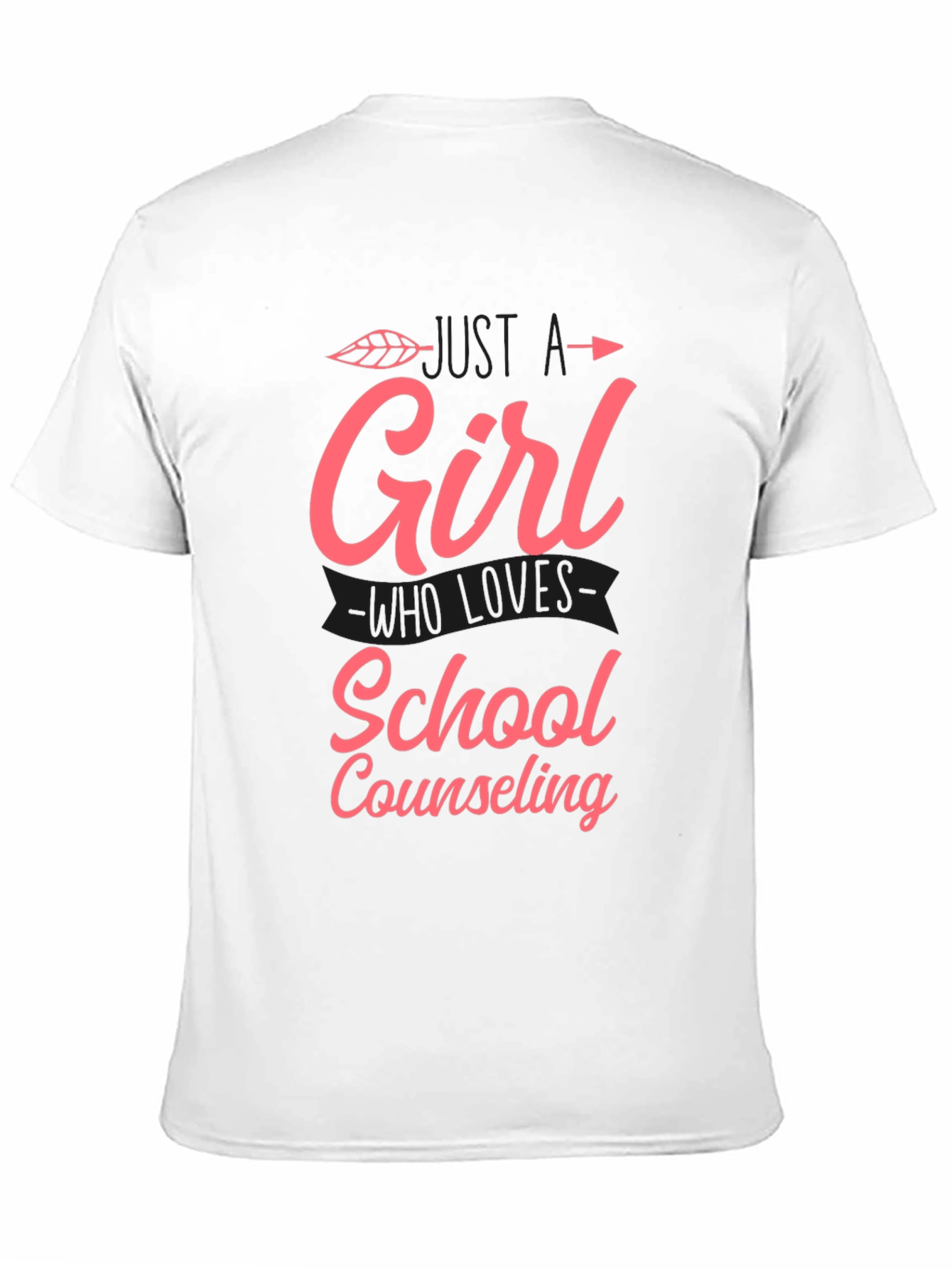 Black Girl Who Loves School Counseling T-Shirt view 11