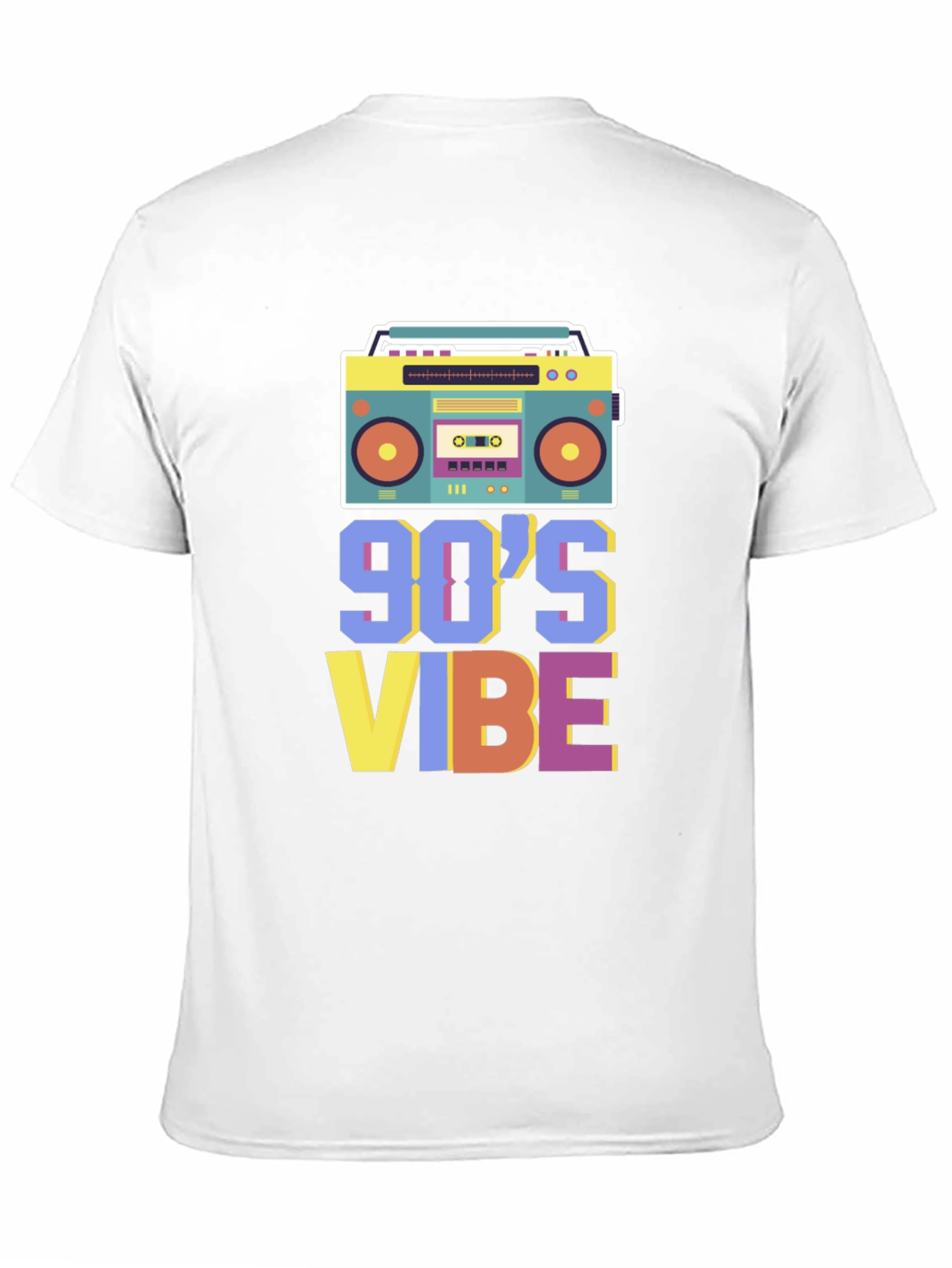 Black Retro 90's Vibe Graphic Tee view 11