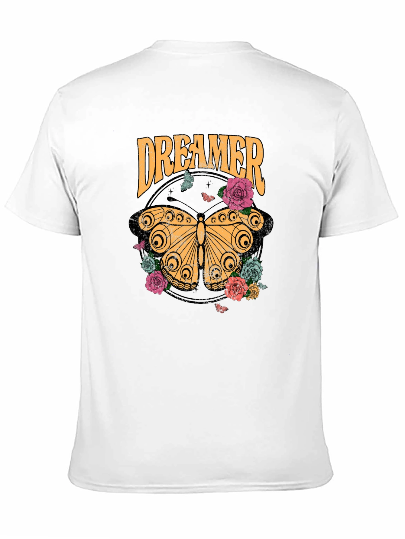 Black Dreamer Butterfly Graphic T-Shirt view 11
