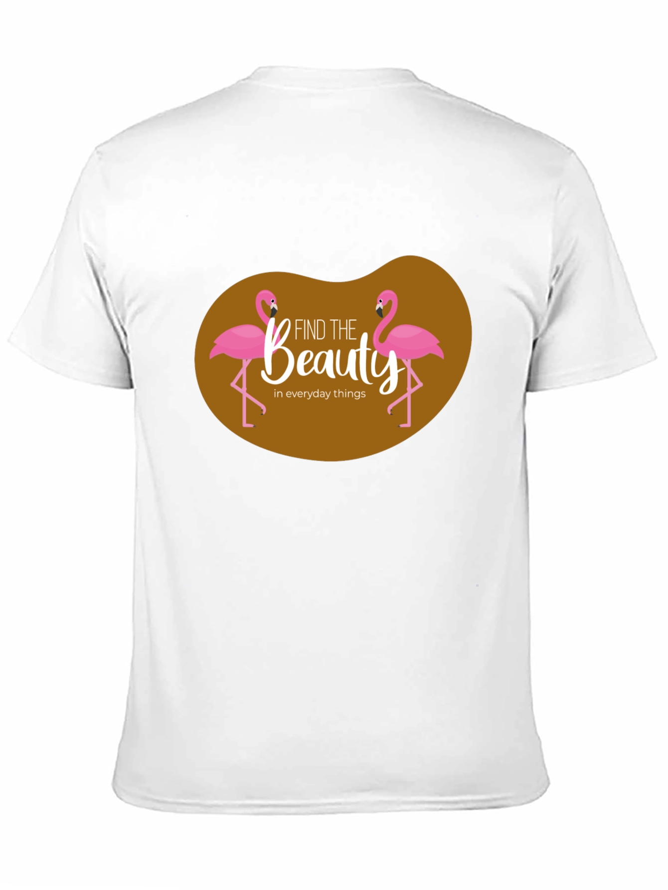Black Find Beauty Flamingo Graphic T-Shirt view 11