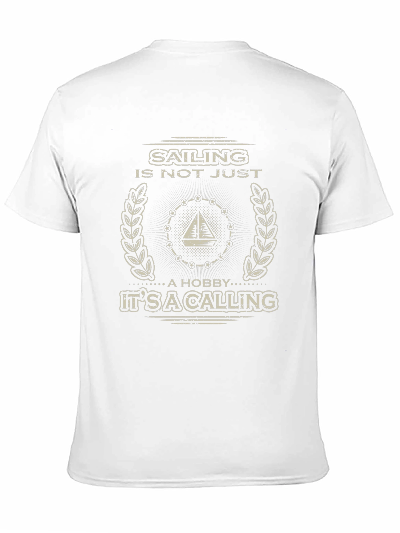 Black Sailing Calling Graphic Tee | Sailor Gift view 11