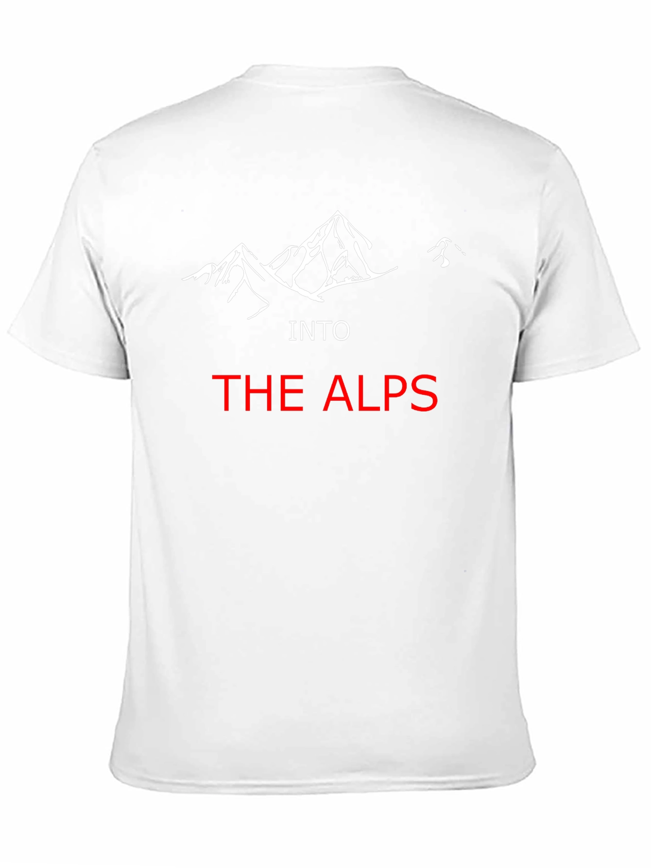 Black Into The Alps Graphic Tee - Mountain Adventure Shirt view 11