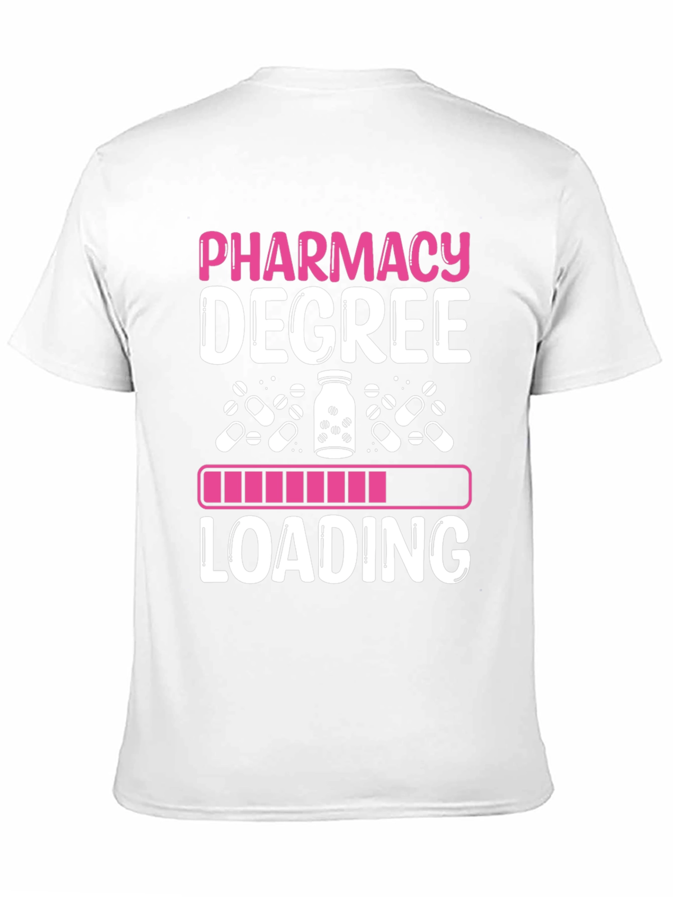 Black Pharmacy Degree Loading T-Shirt view 11