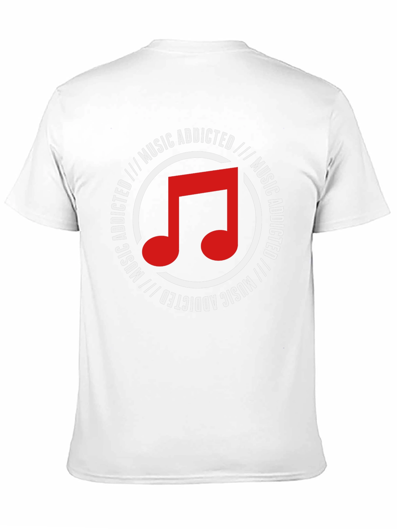 Black Music Addicted Graphic T-Shirt view 11