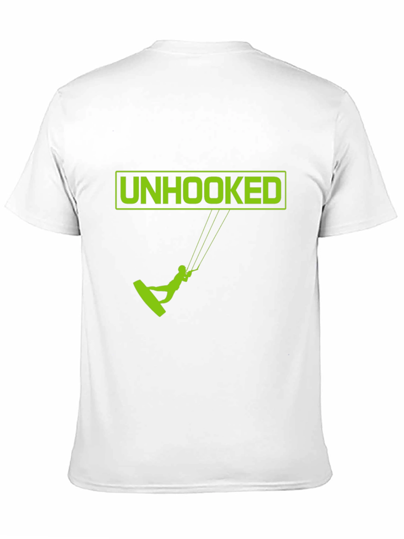 Black Unhooked Kitesurfing Graphic Tee - Black view 11