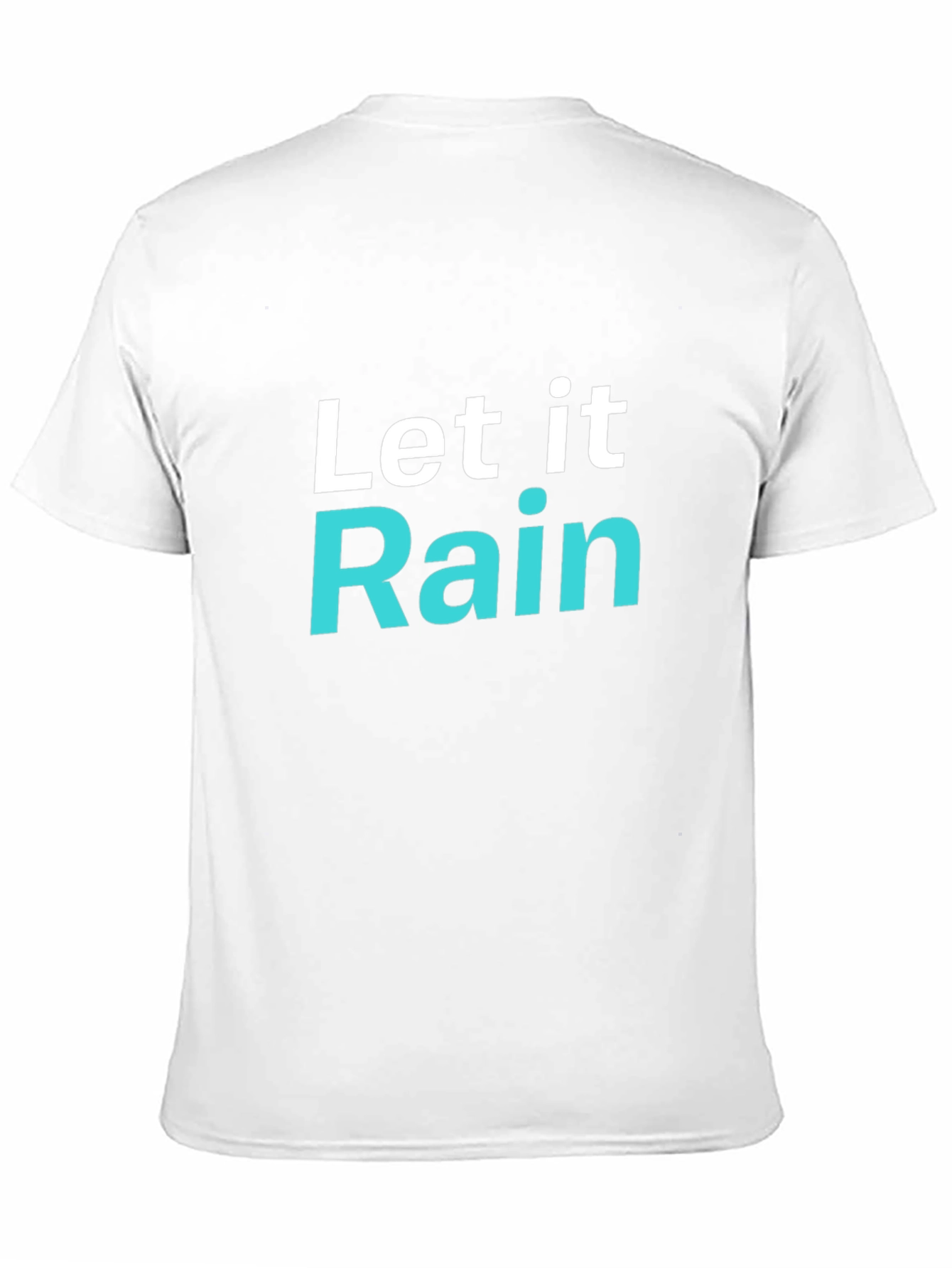 Black Let it Rain Graphic T-Shirt - Trendy Tee view 11
