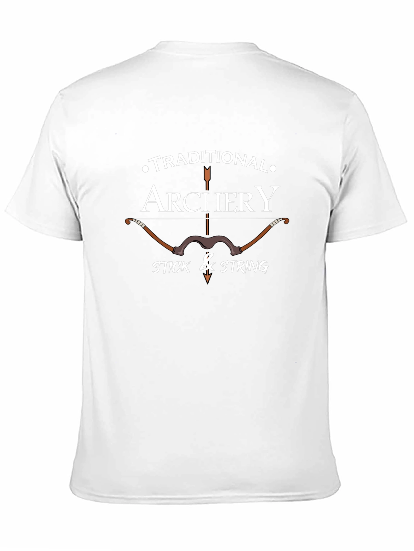 Black Traditional Archery Graphic T-Shirt view 11