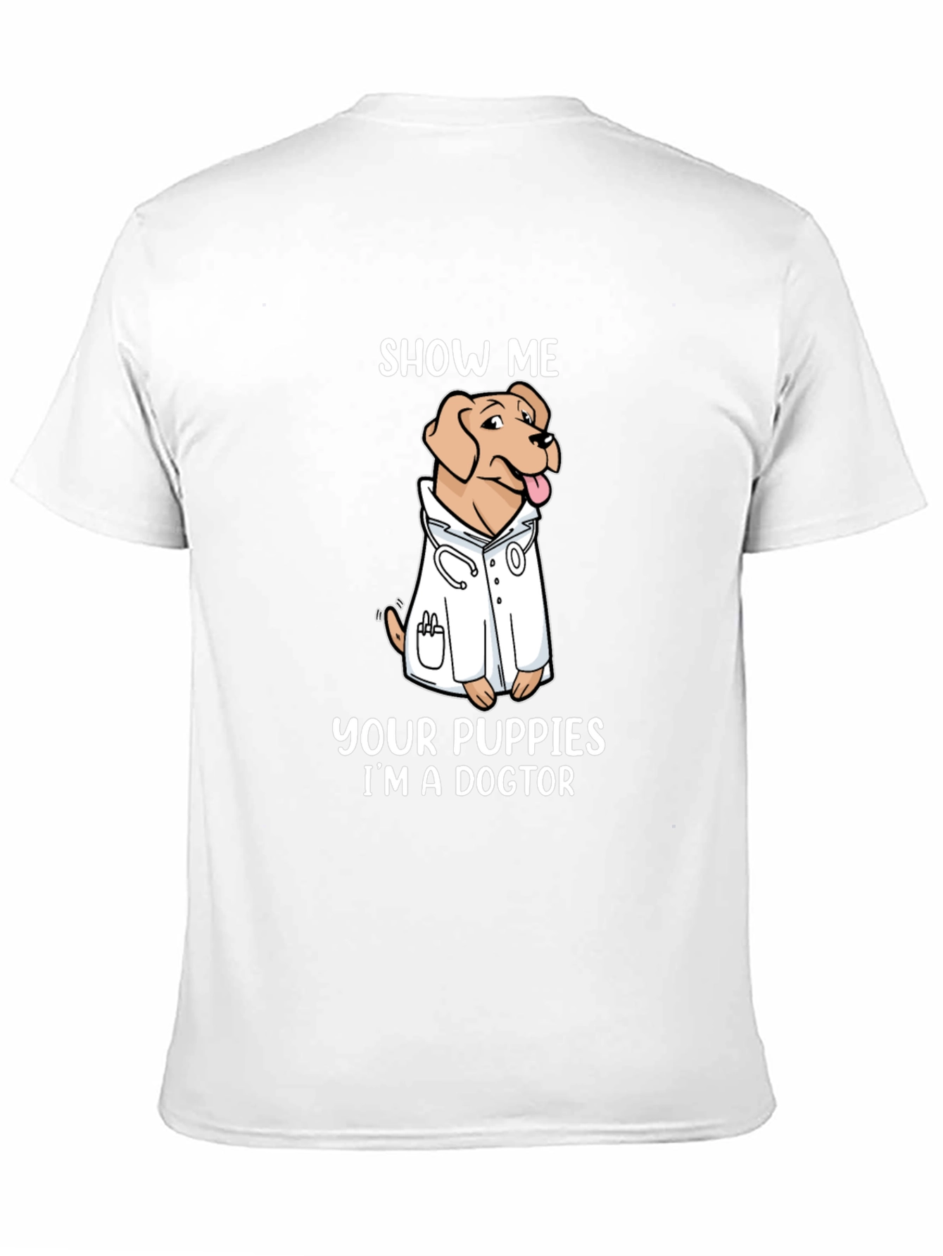 Black Show Me Your Puppies I'm A Doctor T-Shirt view 11