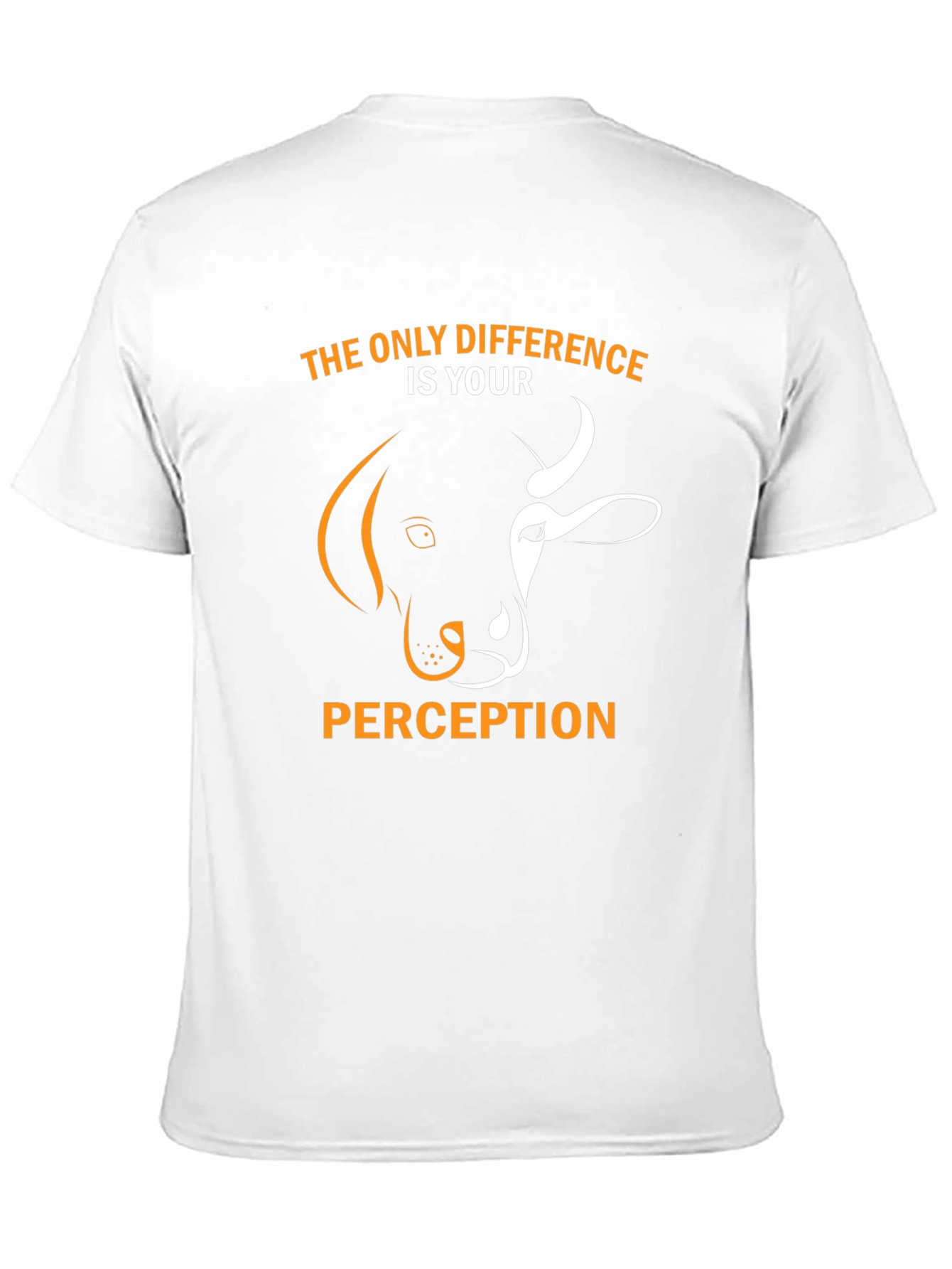 Black Dog or Cow? Perception Graphic T-Shirt view 11