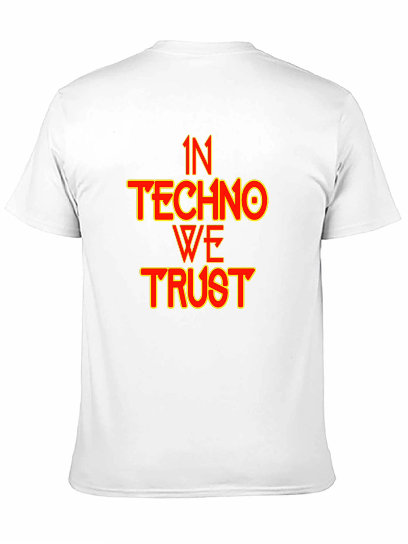 Black In Techno We Trust Black T-Shirt view 11