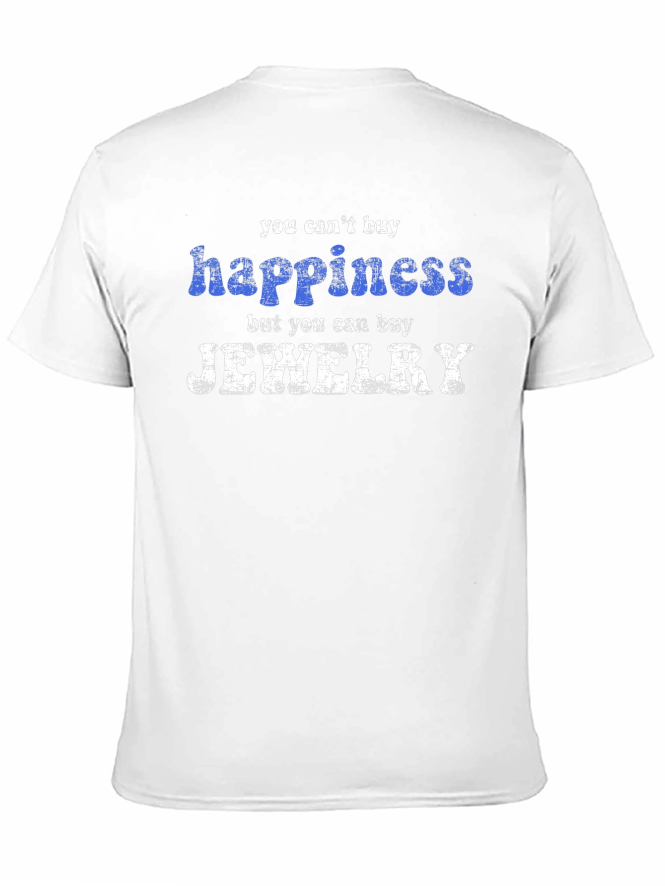 Black Funny Jewelry Lover T-Shirt - Happiness view 11