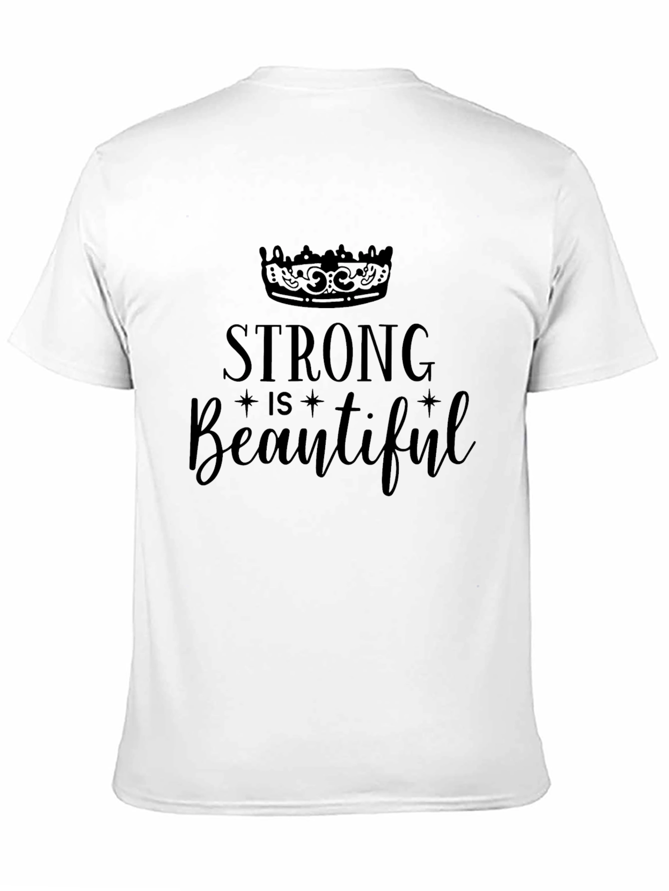 Black Strong is Beautiful Graphic Tee view 11