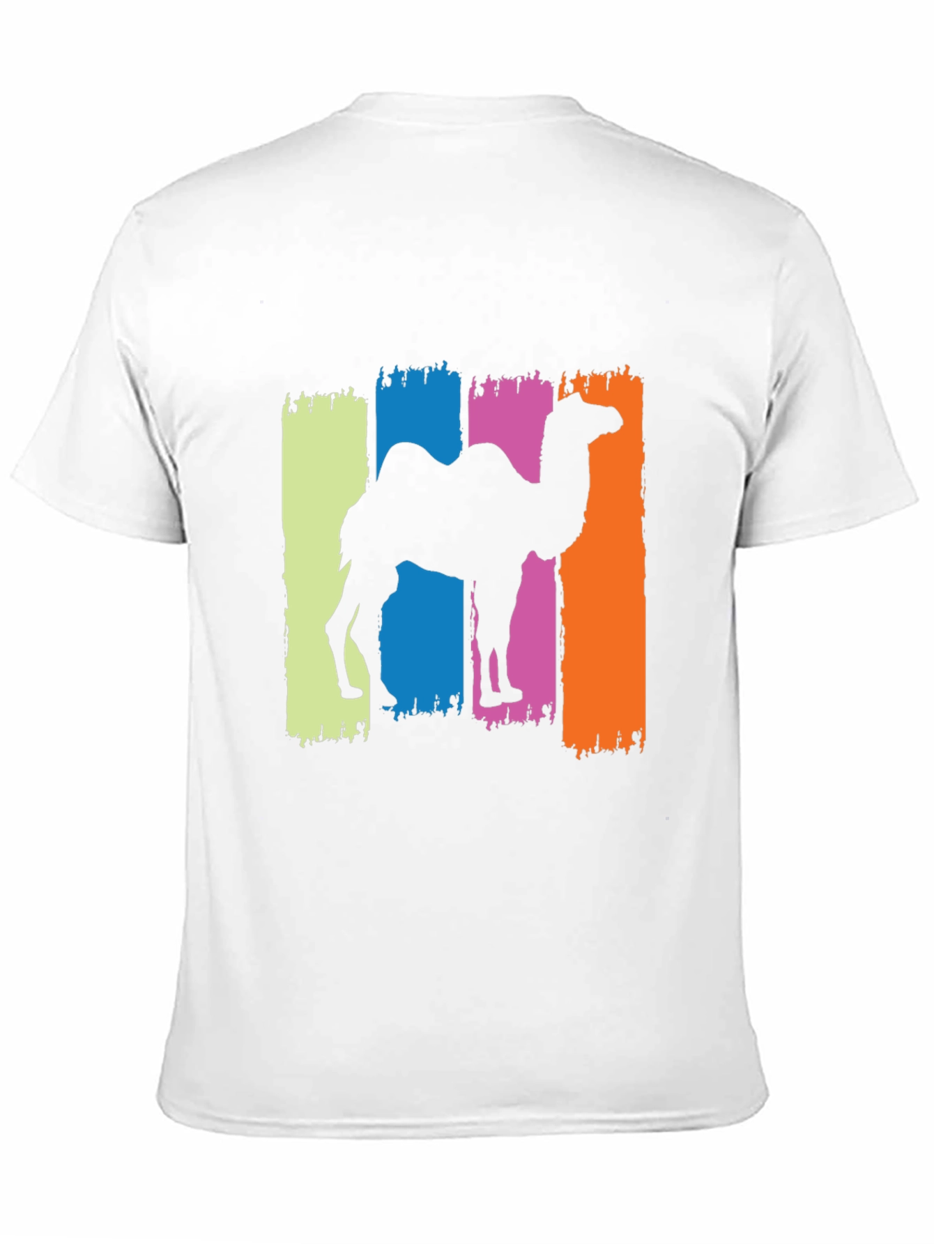 Black Camel Silhouette Graphic Tee - Black Cotton T-Shirt view 11