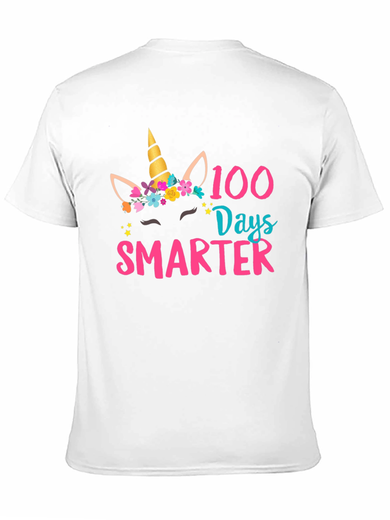 100 Days Smarter Unicorn Graphic T-Shirt - 11