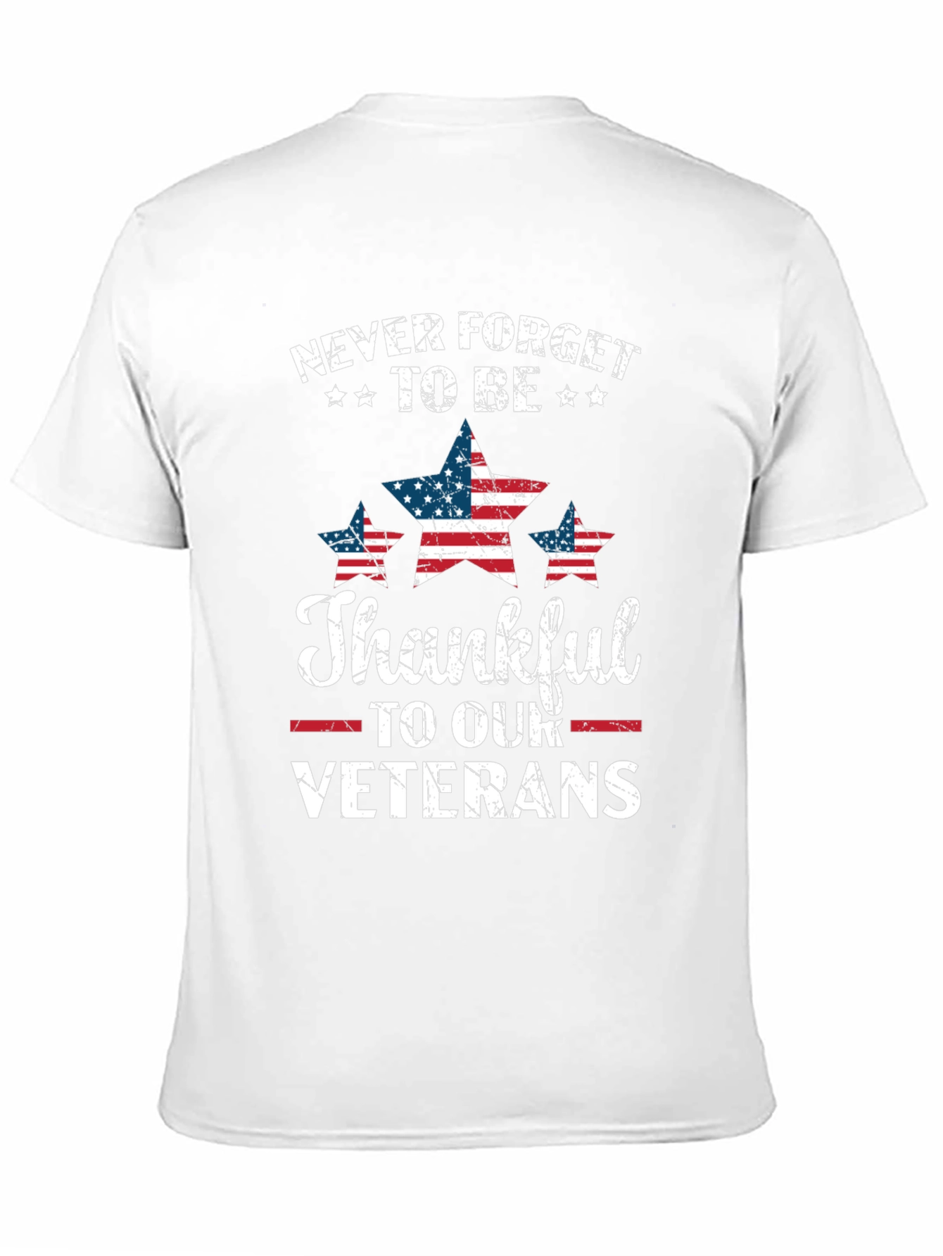 Black Never Forget Veterans T-Shirt view 11