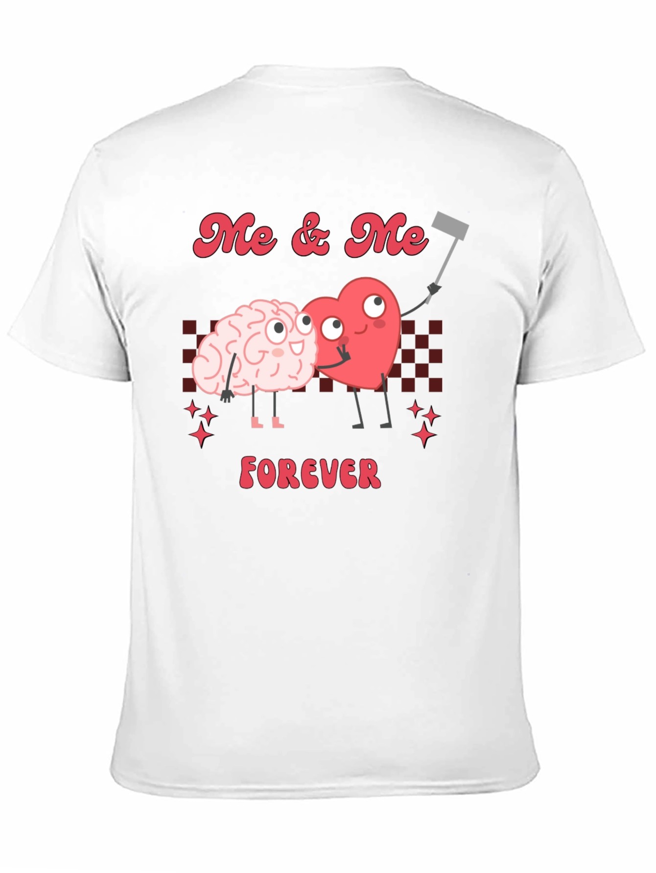 Black Me & Me Forever Graphic T-Shirt - Brain & Heart Love Tee view 11