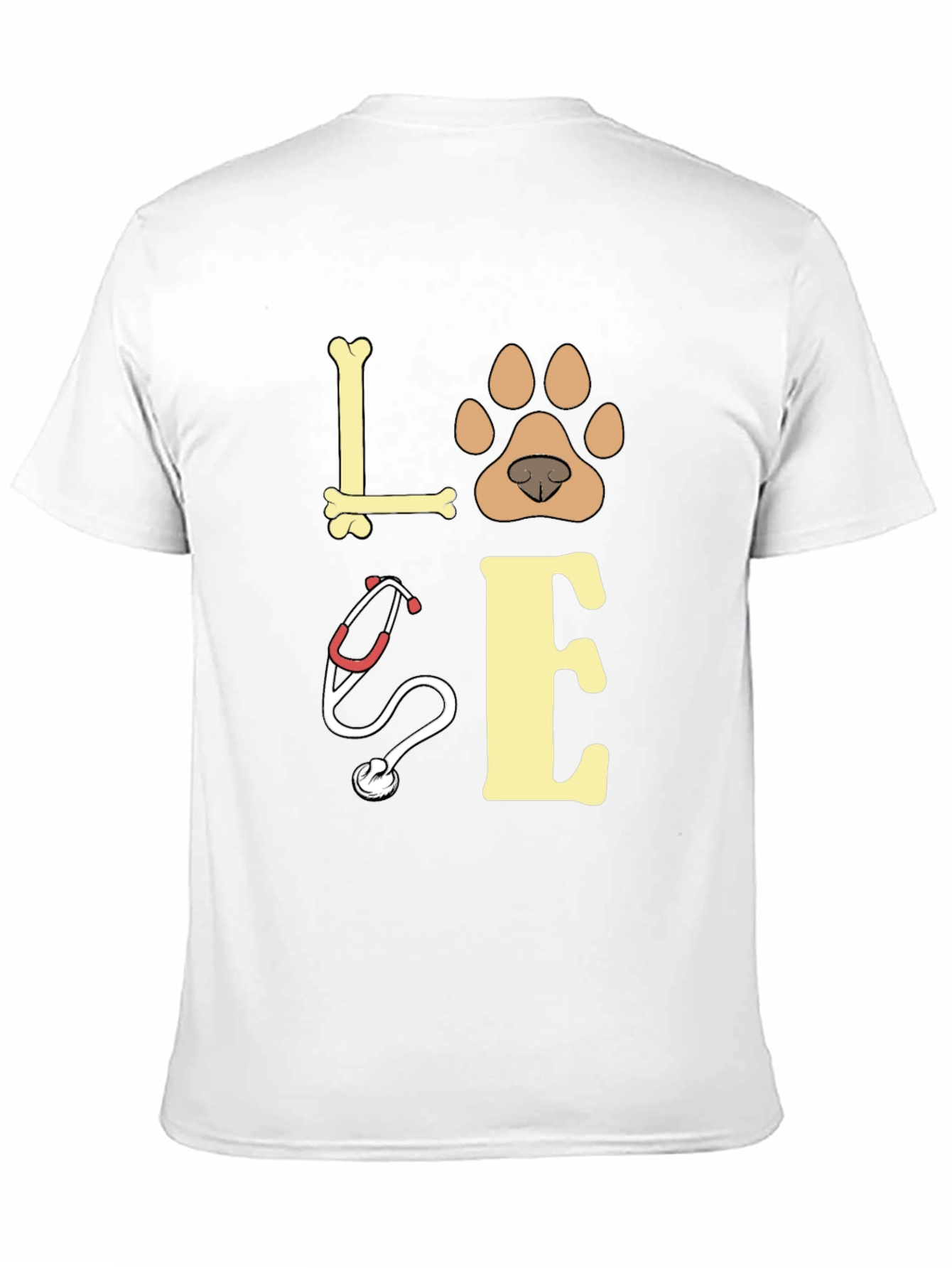 Black Love Veterinarian T-Shirt view 11