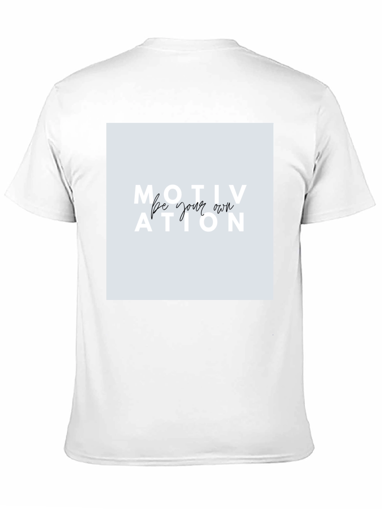 Black Motivational Graphic Tee - Be Your Own Motivation view 11