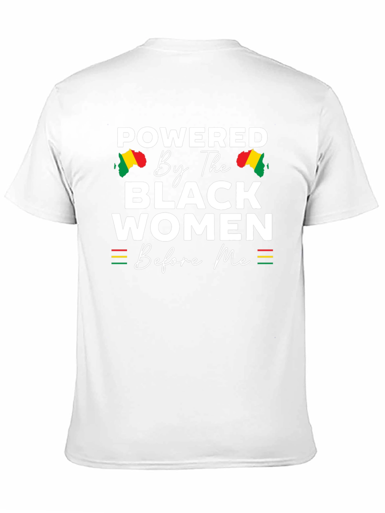 Black Powered By Black Women T-Shirt view 11