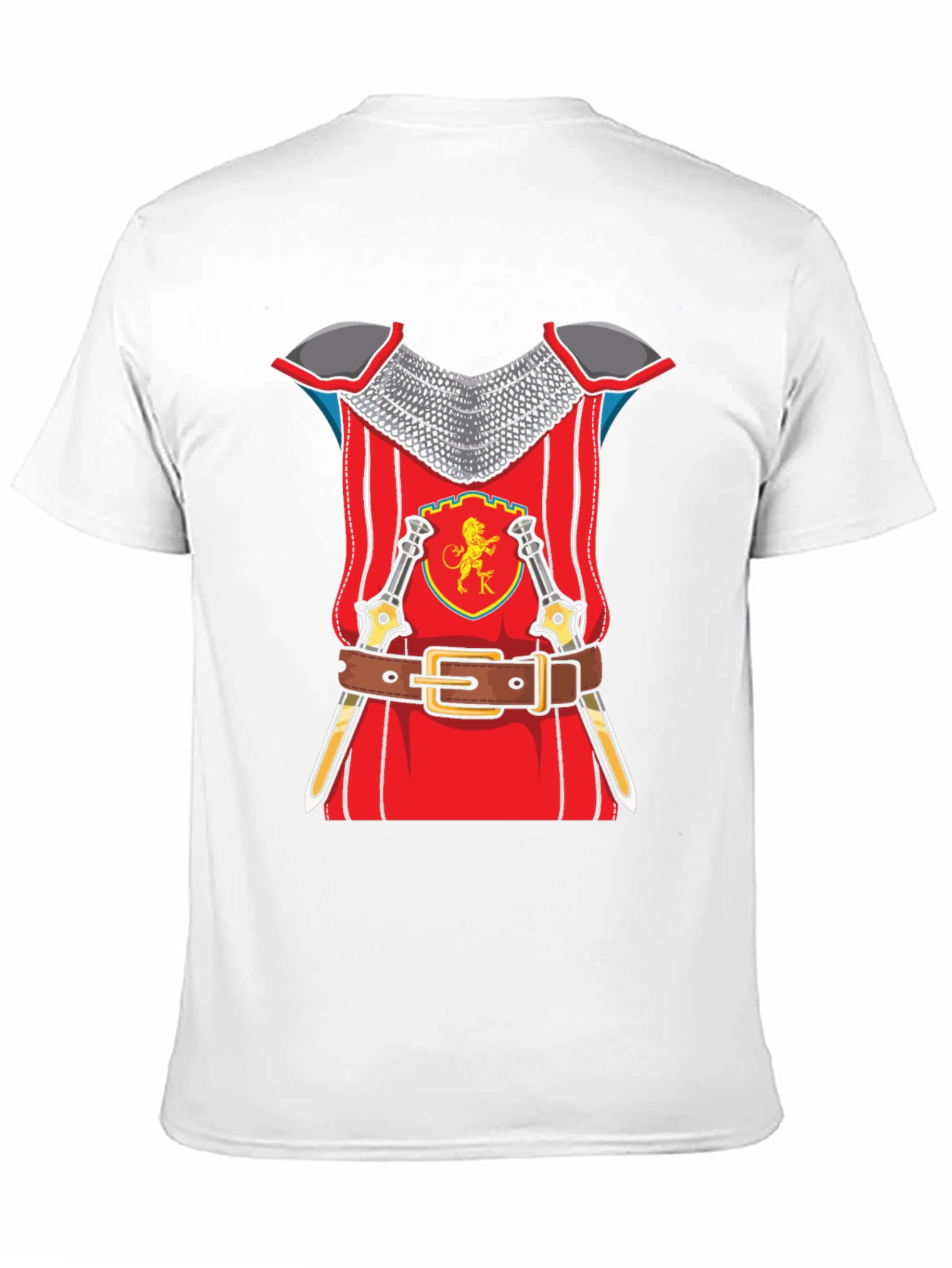 Black Knight Armor Graphic T-Shirt Novelty Tee view 11