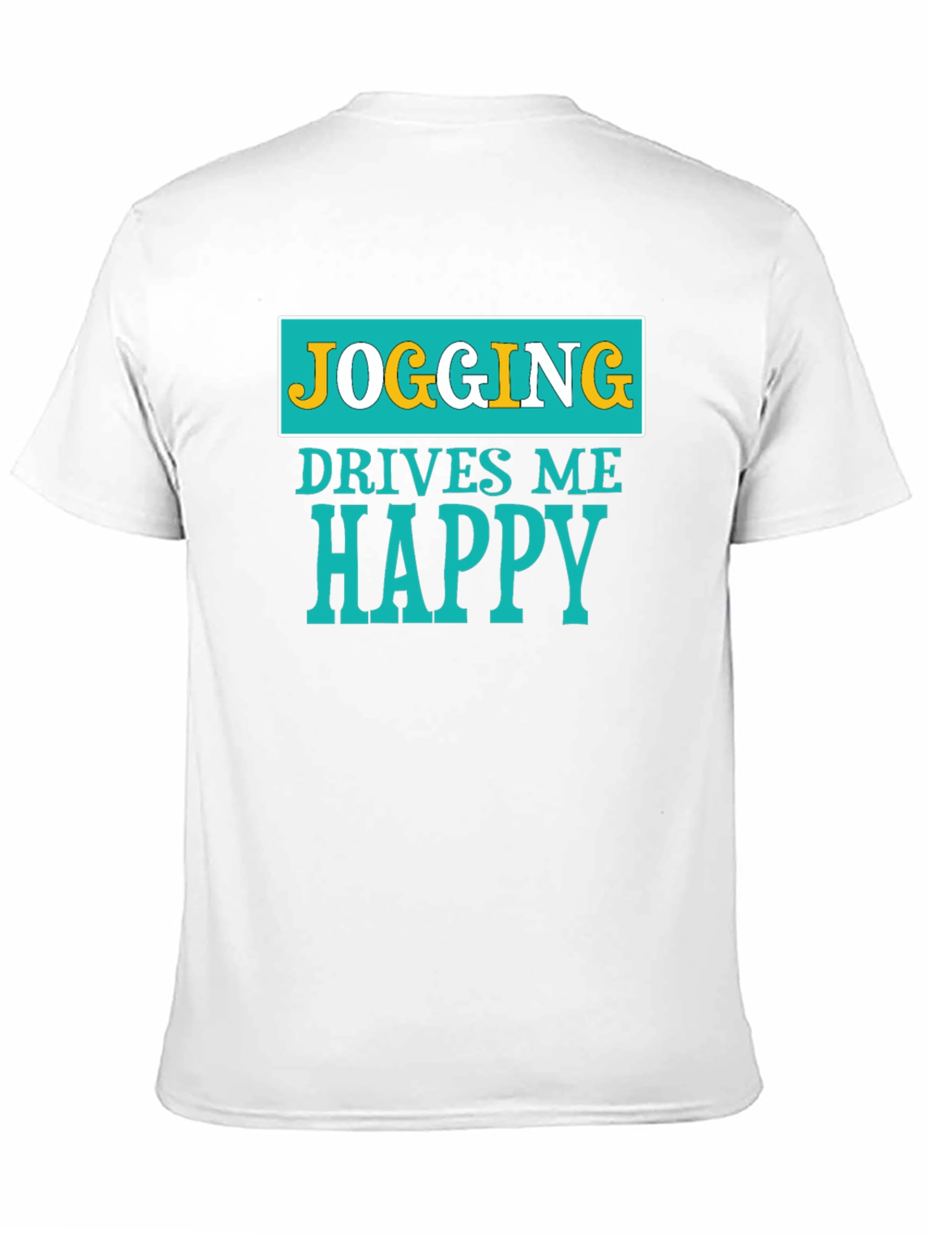Jogging Drives Me Happy Graphic T-Shirt - 11