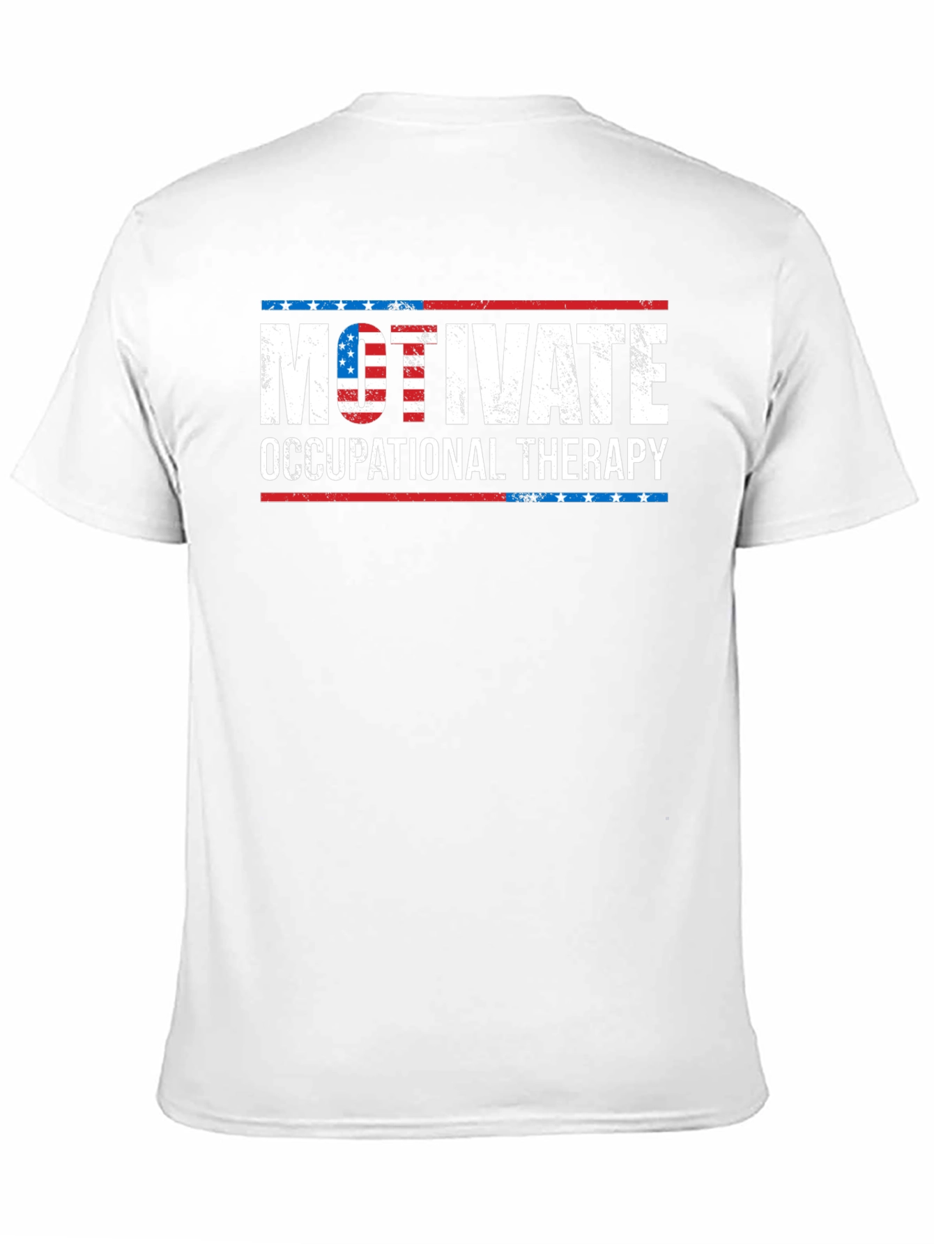 Motivate Occupational Therapy USA Flag T-Shirt - 11