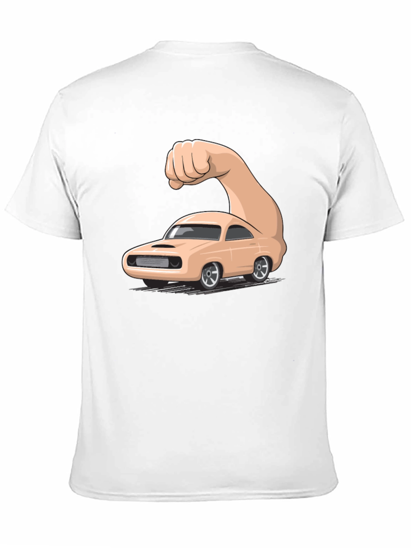 Black Muscle Car Graphic T-Shirt - Men's Black Tee view 11