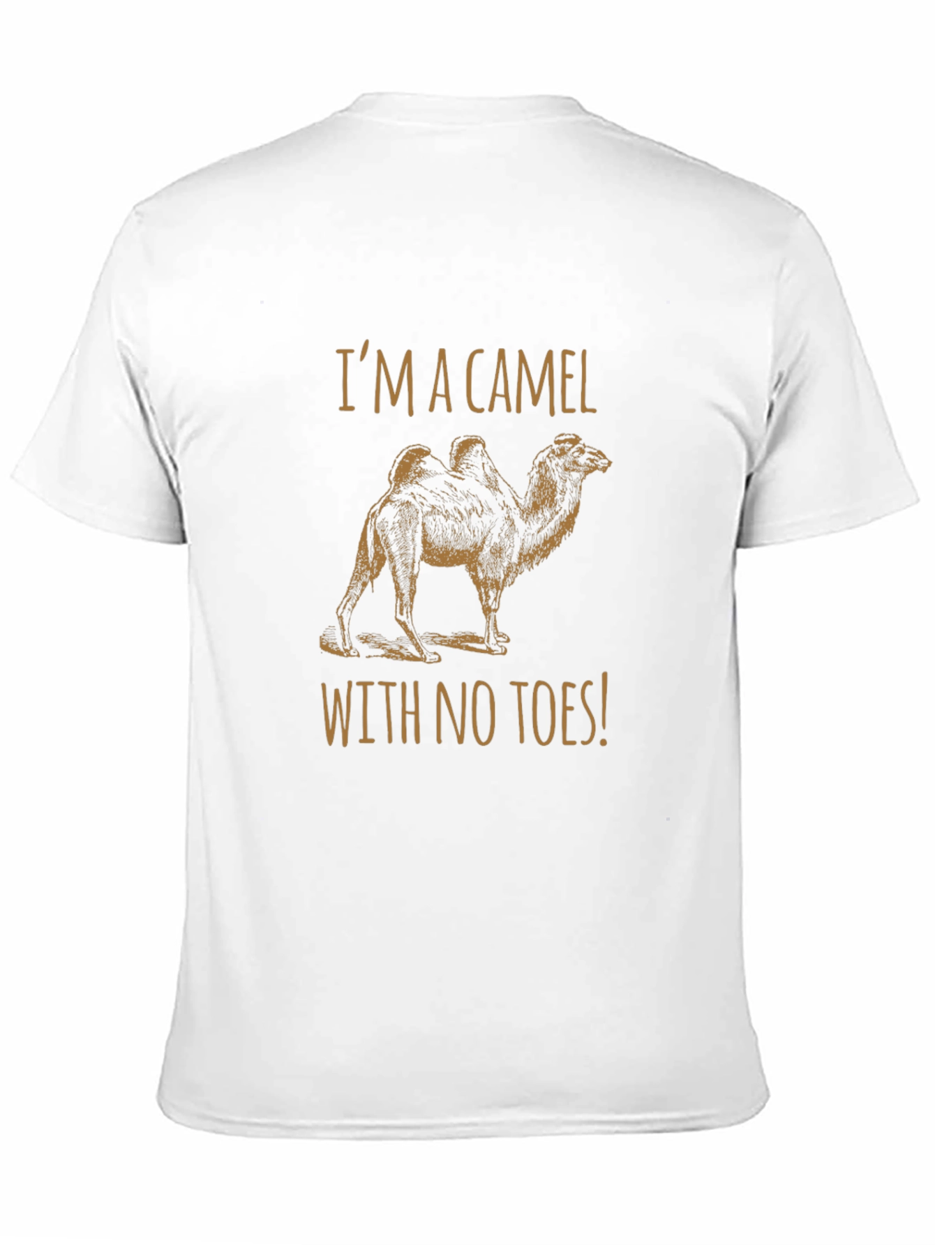 Black Funny Camel No Toes Black Graphic T-Shirt view 11