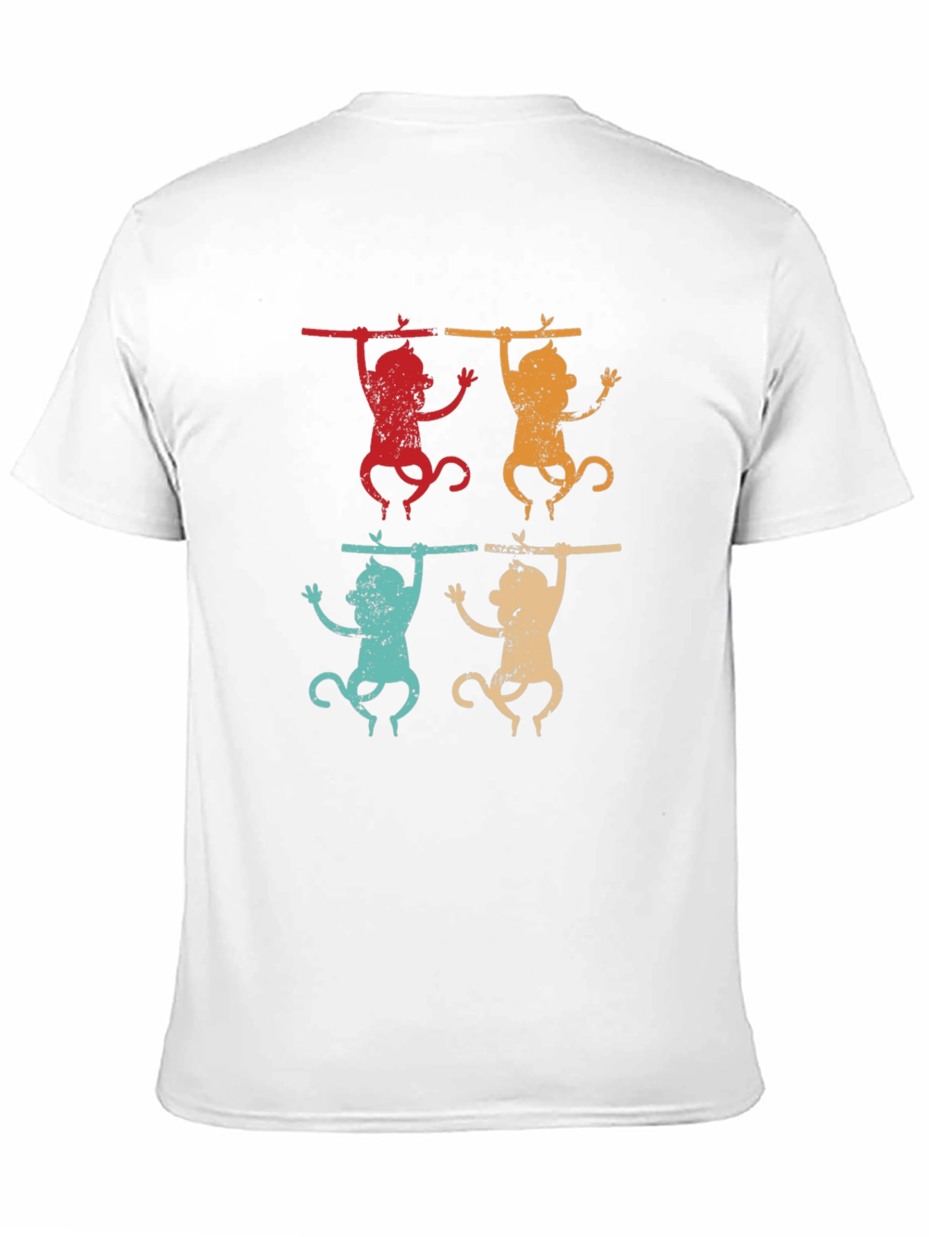 Retro Monkey T-Shirt, Vintage Style - 11