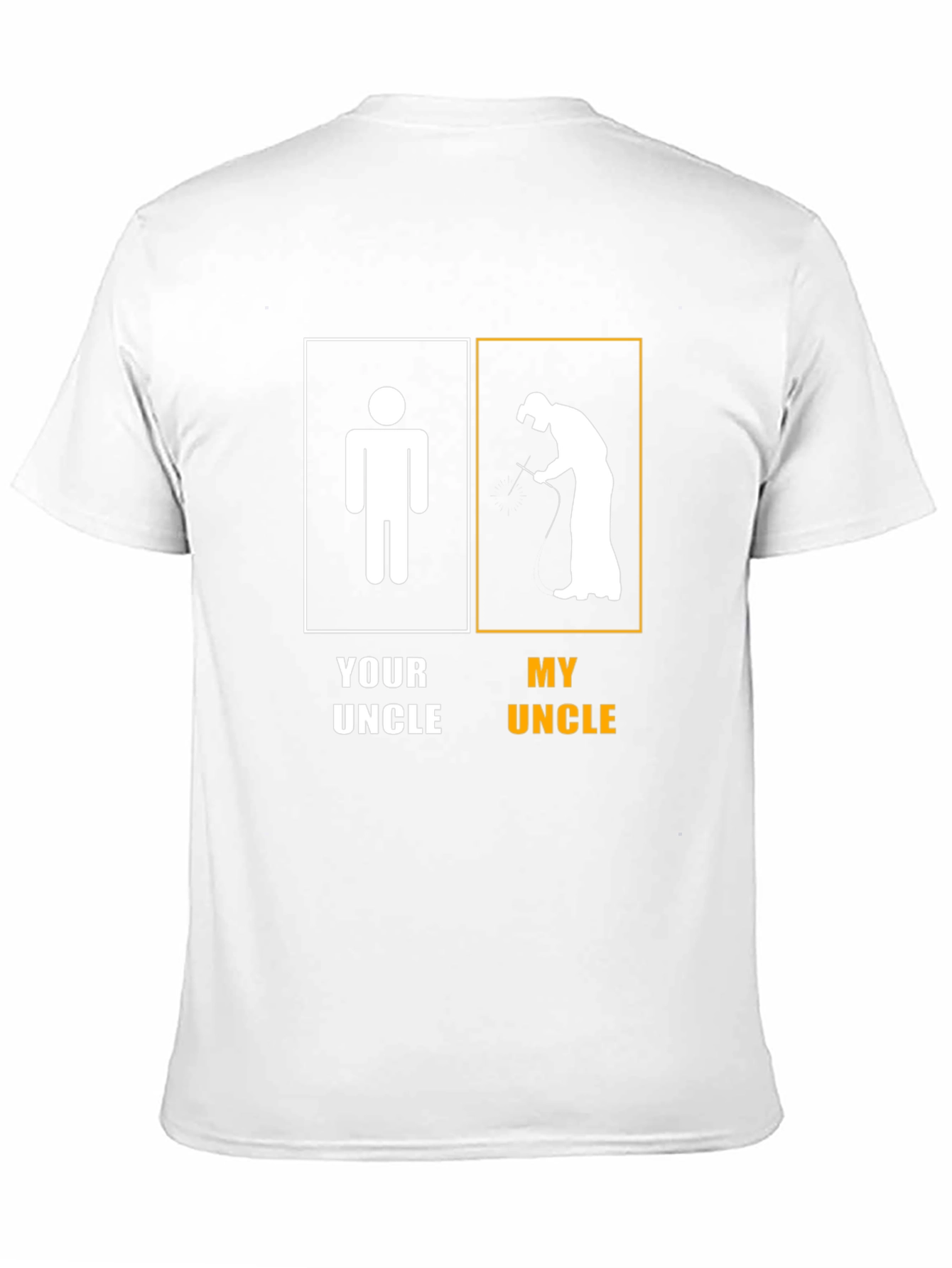 Black Humorous Uncle T-Shirt: 'Your Uncle' vs 'My Uncle' view 11