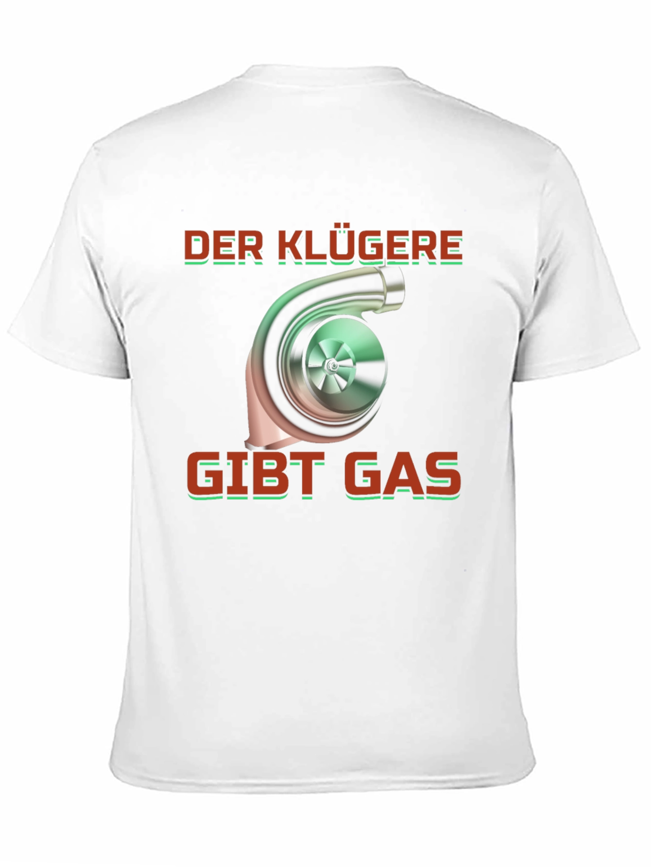Black Der Klügere Gibt Gas Turbo T-Shirt view 11