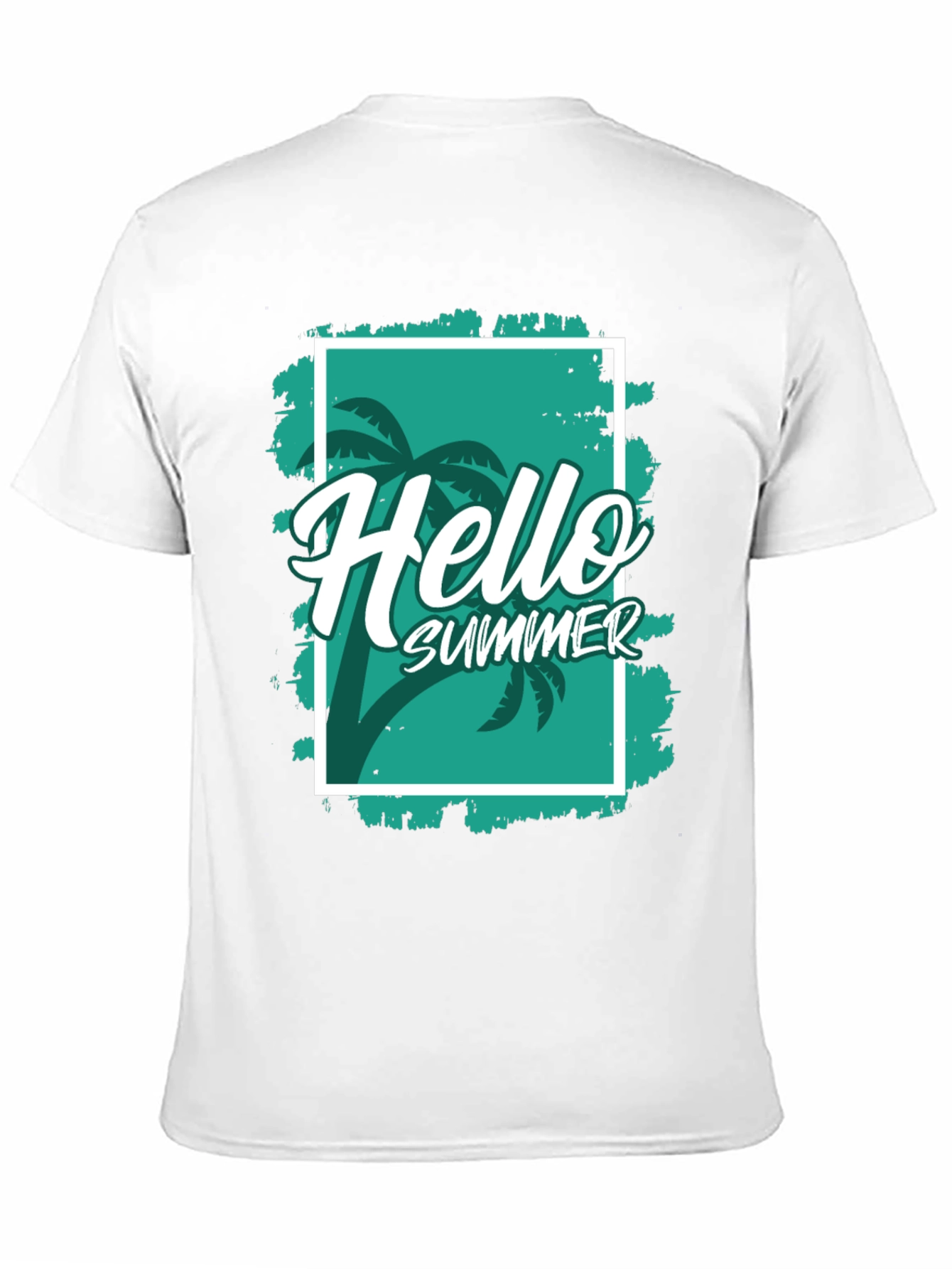Black Hello Summer Black T-Shirt view 11