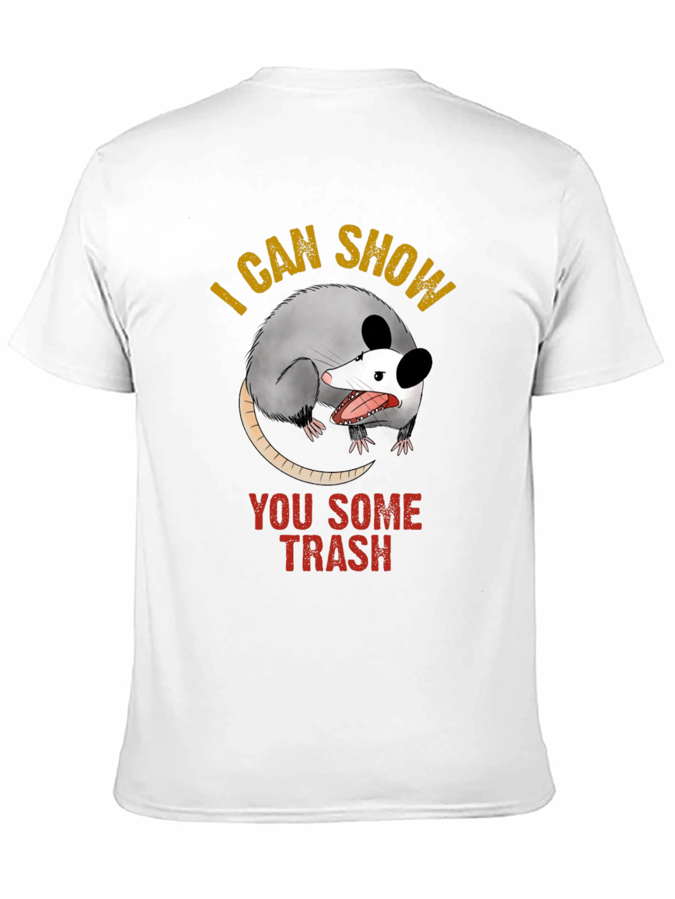 Black I Can Show You Some Trash Graphic T-Shirt view 11