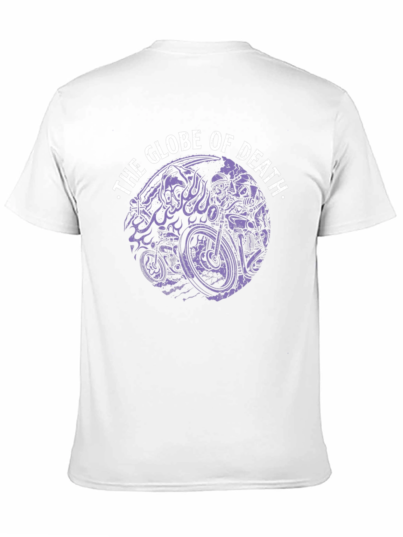 Black Globe of Death Graphic Tee - Black Cotton Blend view 11