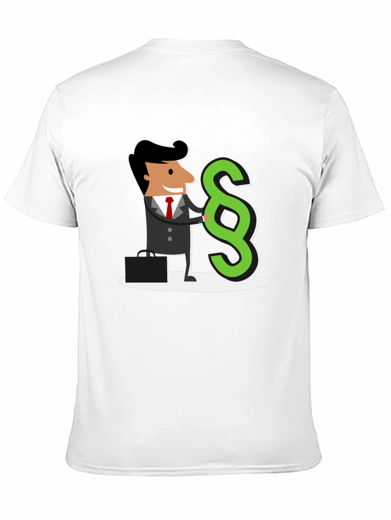 Black Lawyer Paragraph Symbol Graphic T-Shirt view 11