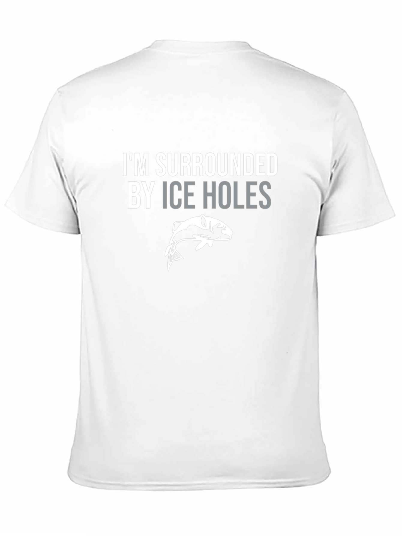 Black I'm Surrounded by Ice Holes Graphic Tee view 11