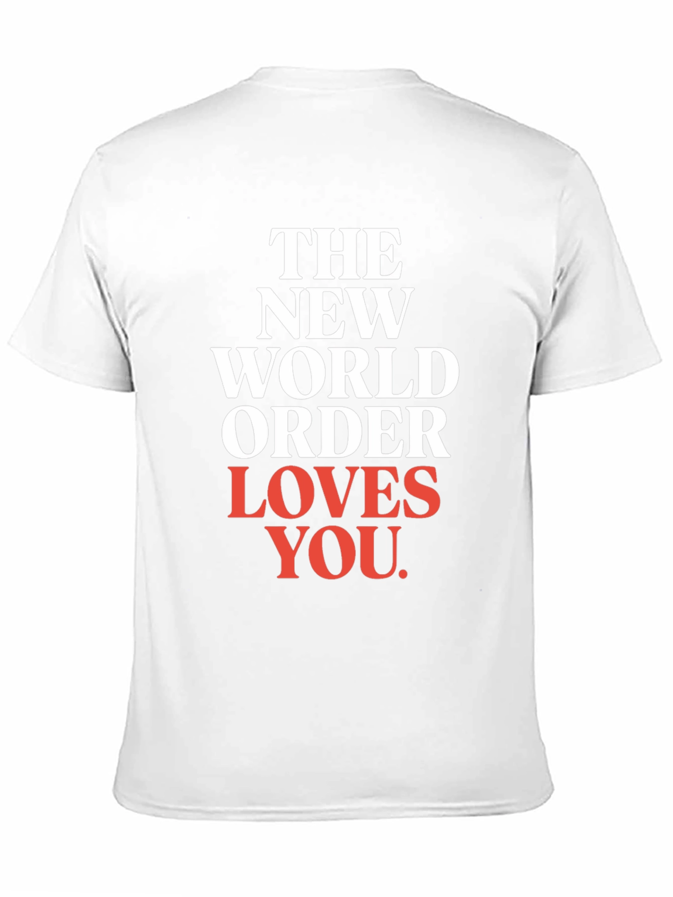 Black The New World Order Loves You T-Shirt view 11