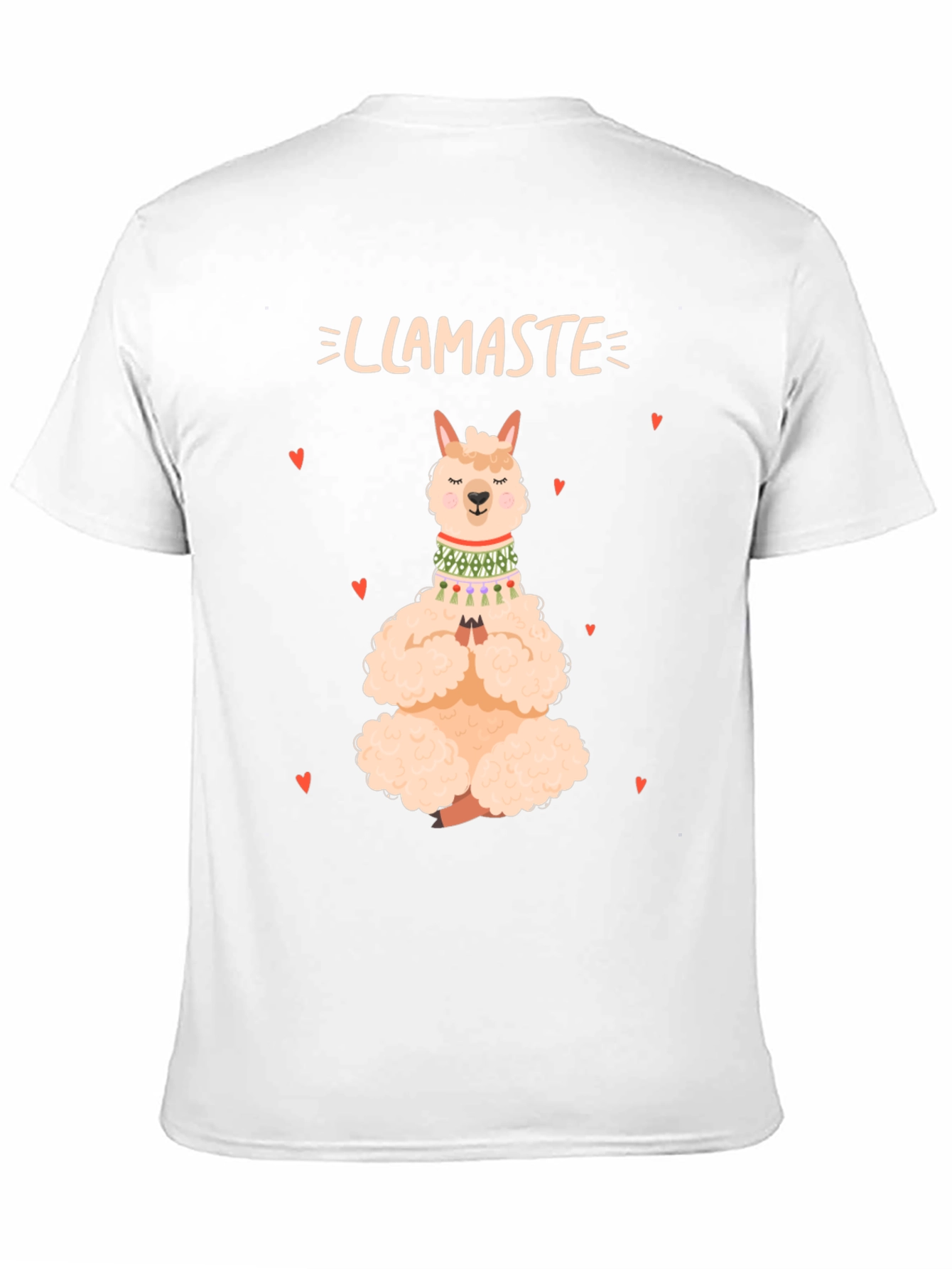 Black Llamaste Yoga T-Shirt - Funny Llama Namaste Tee view 11