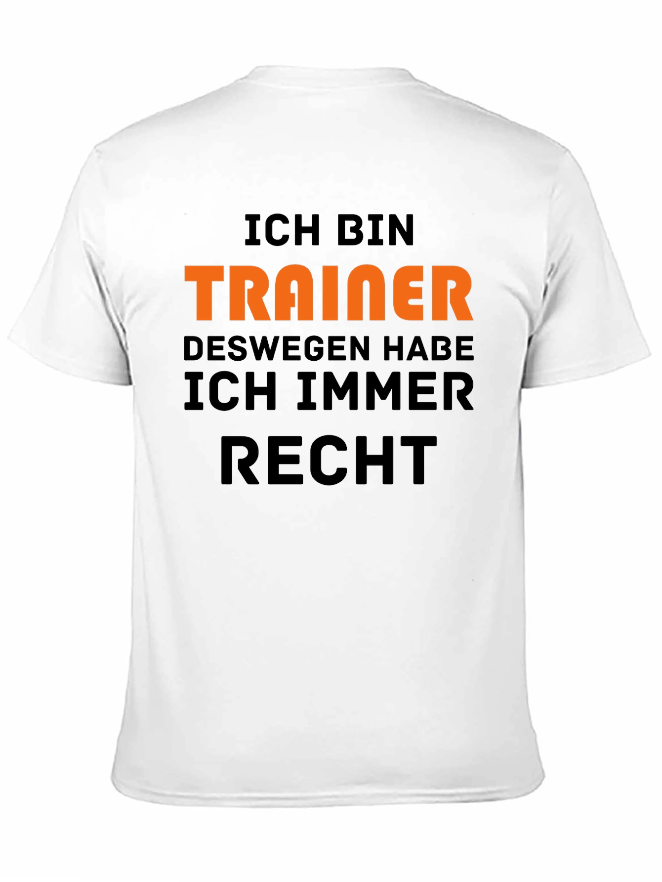 Black Ich Bin Trainer T-Shirt - Because I'm Right! view 11