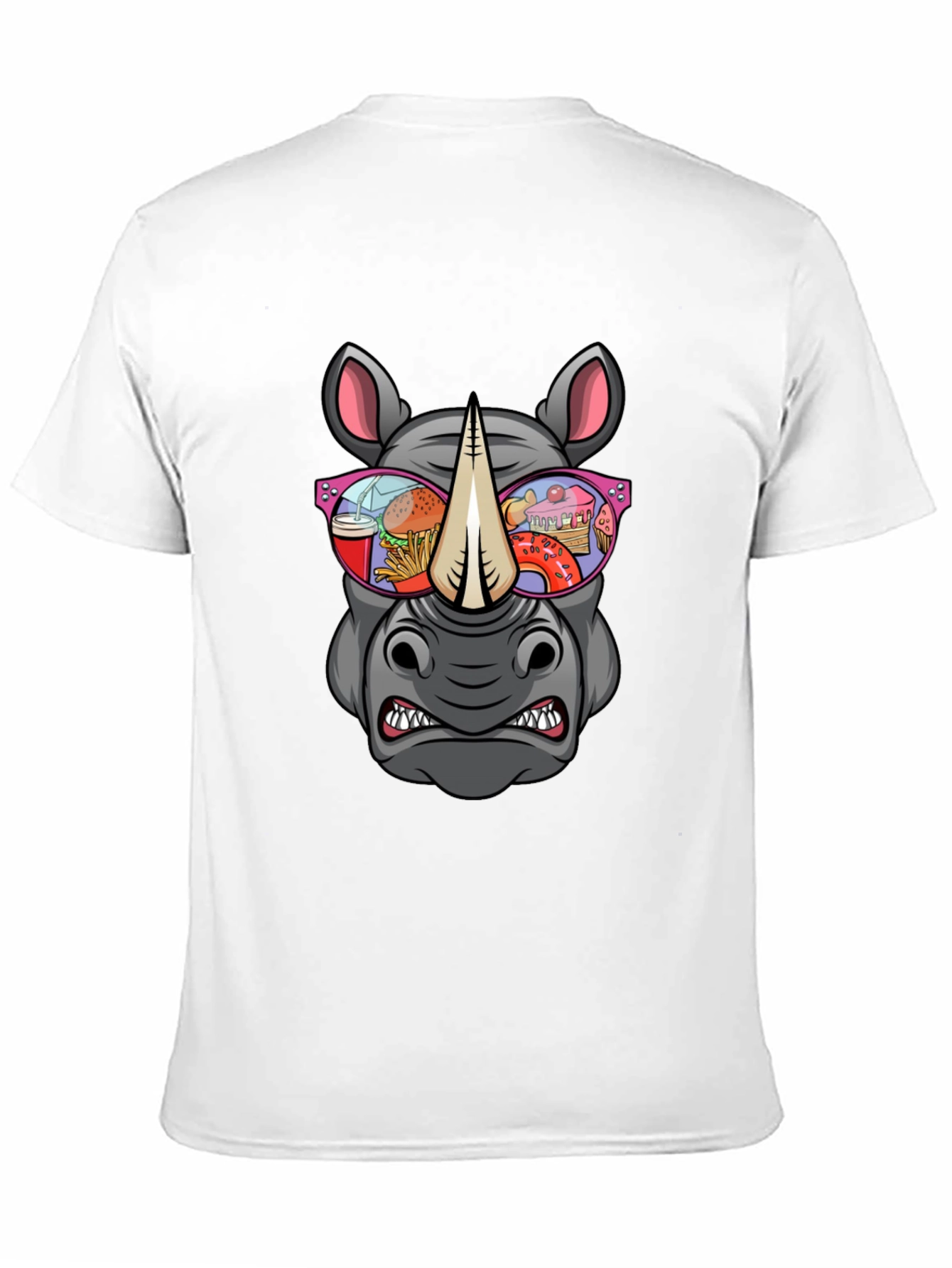 Black Rhino Fast Food Sunglasses Graphic Tee view 11