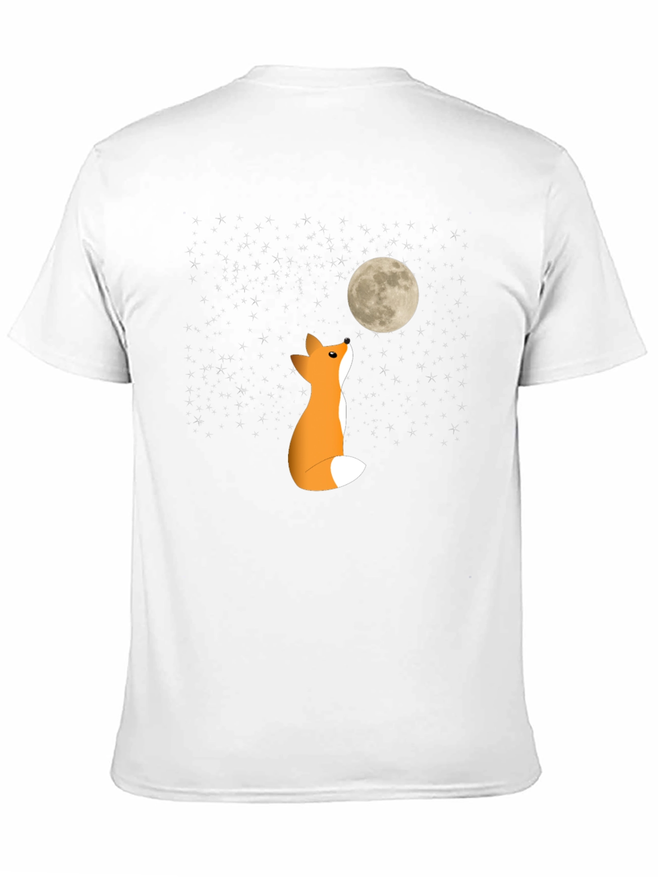 Black Fox Moon Graphic Tee - Soft Cotton Blend view 11
