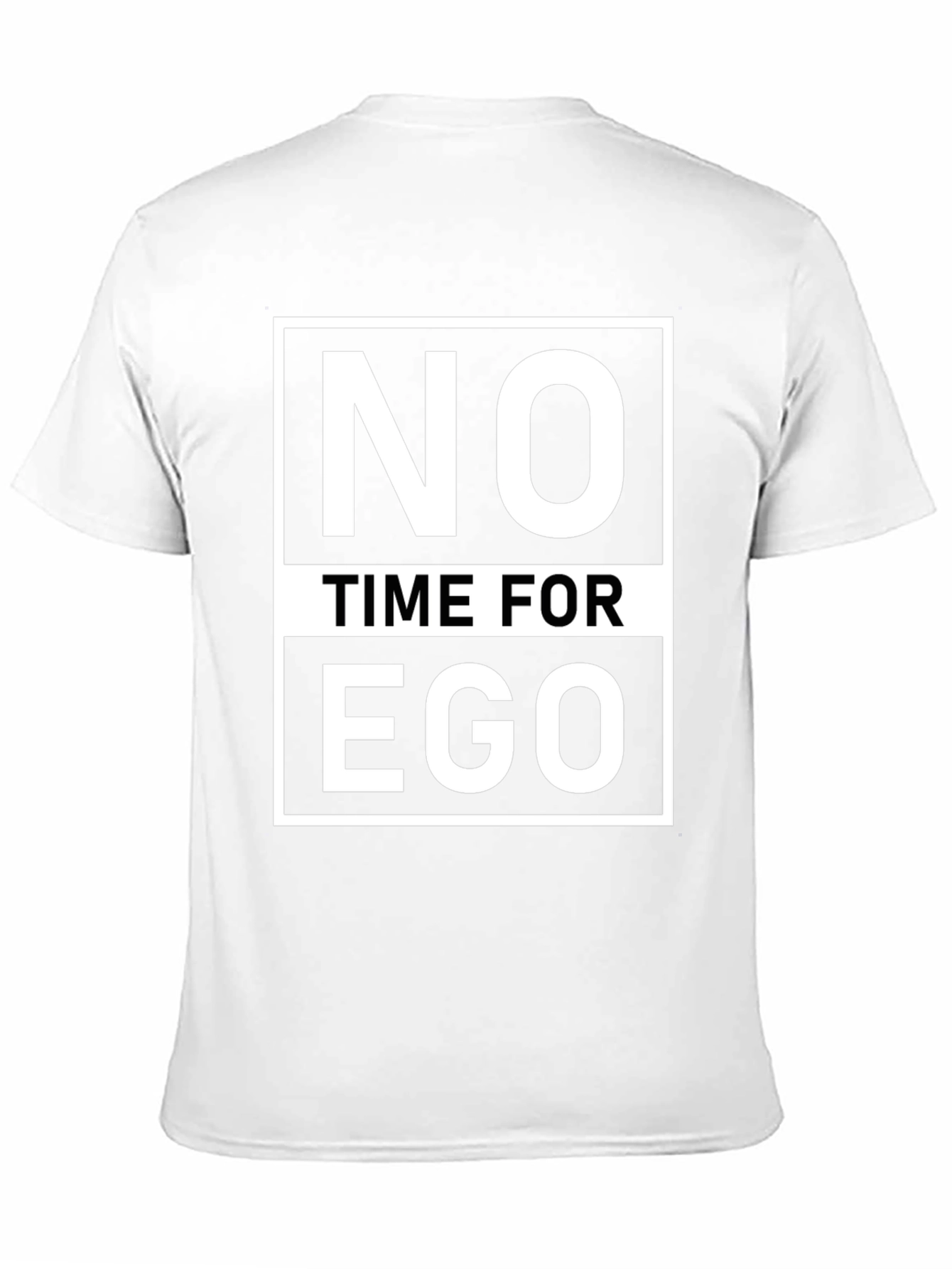 Black No Time For Ego Graphic T-Shirt view 11
