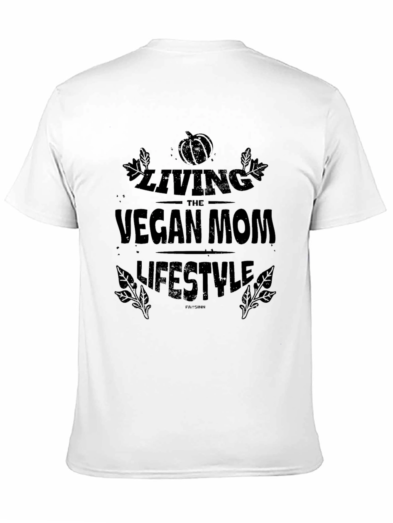 Black Vegan Mom Lifestyle Graphic Tee - Black view 11