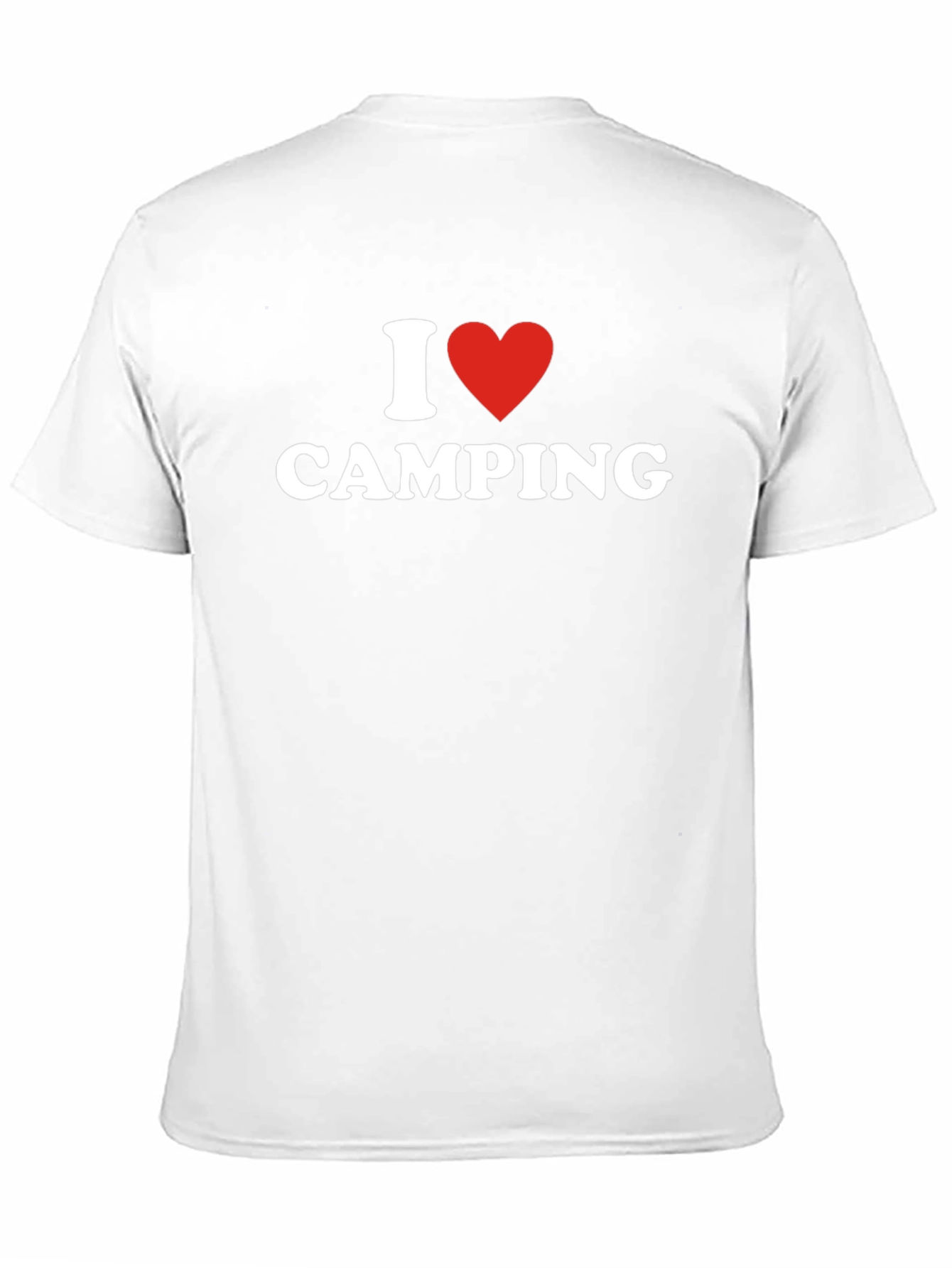 Black I Love Camping T-Shirt - Soft Cotton Graphic Tee view 11