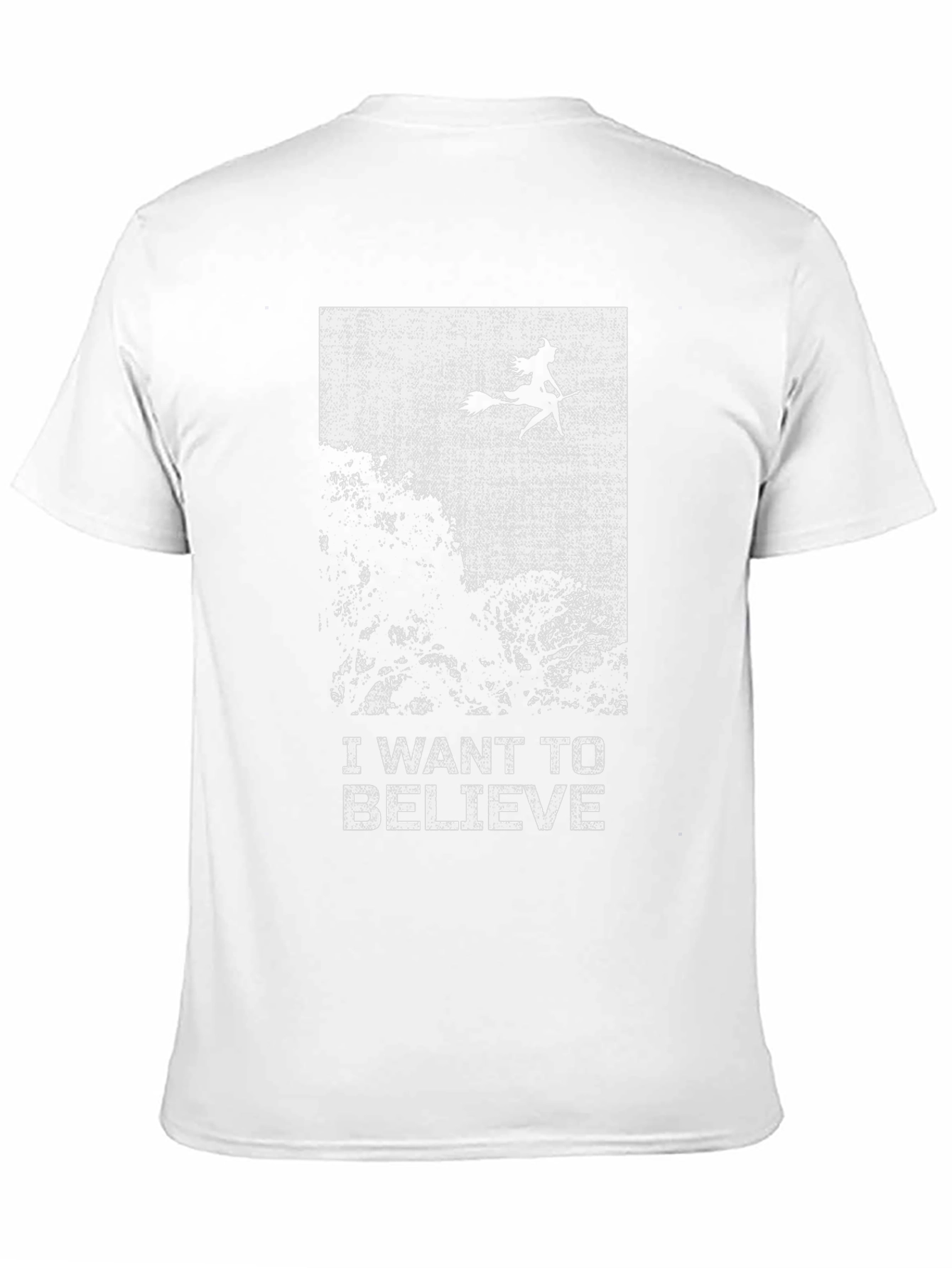 Black I Want To Believe Witch T-Shirt - Spooky Season Tee view 11
