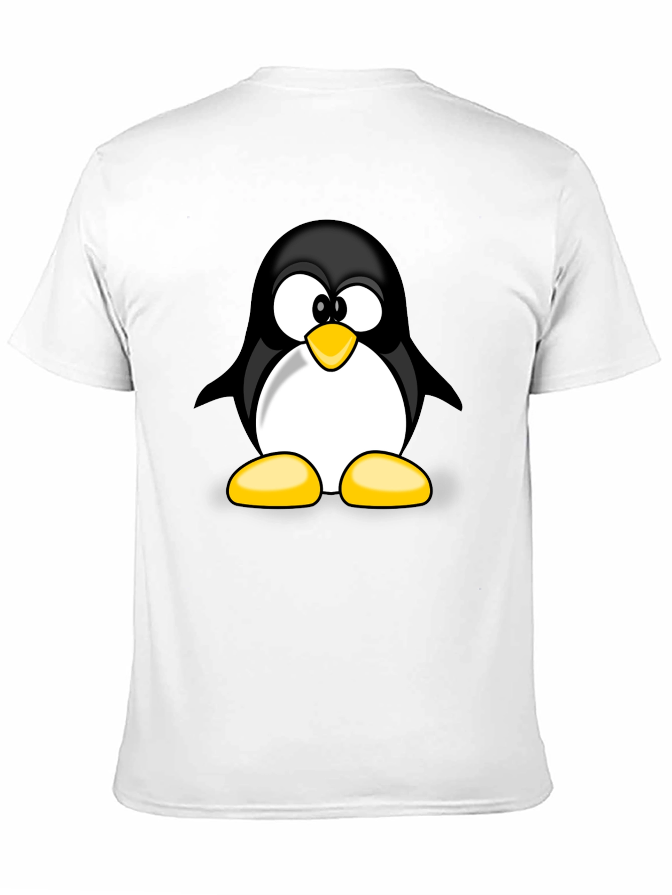 Black Penguin Graphic T-Shirt - Black Cotton Tee view 11